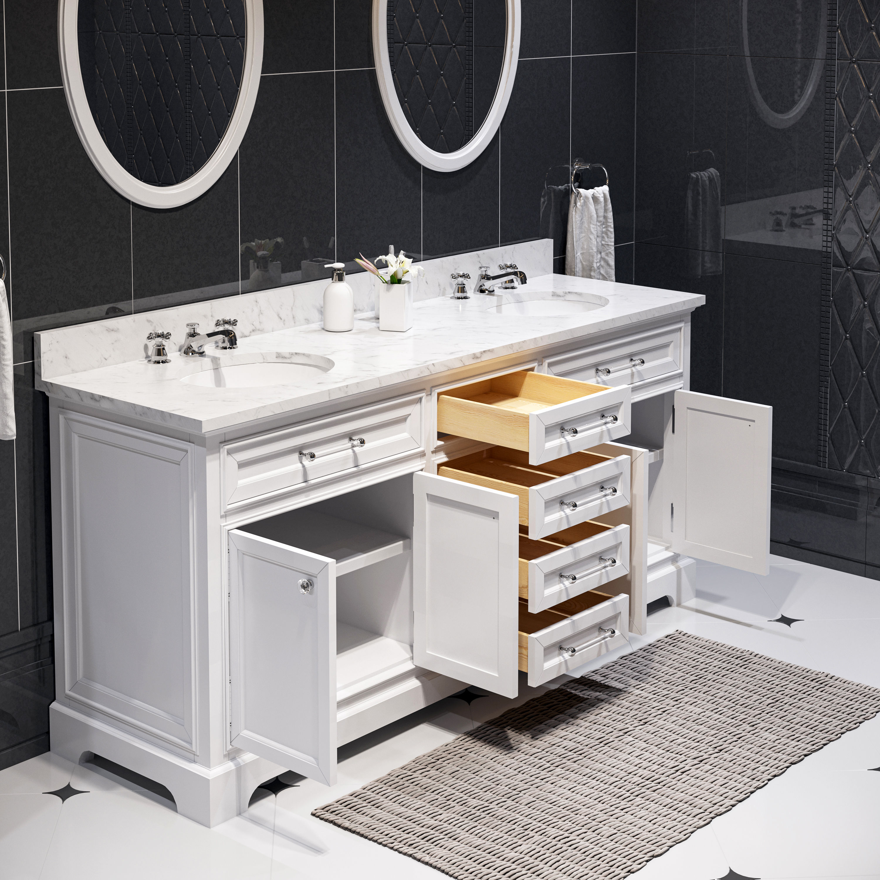 Water Creation DE72CW01PW-000BX0901 Bath-Vanity-Combo - View #4