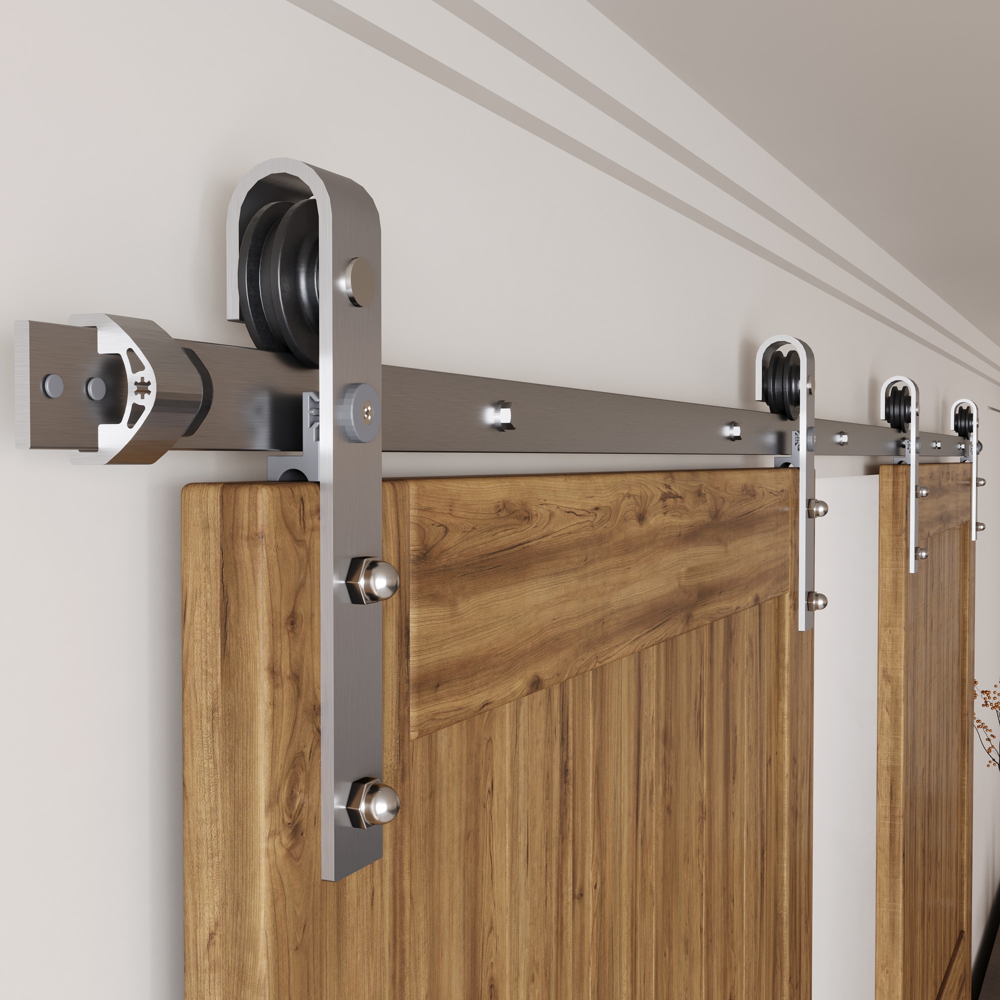 HOMACER YT2DNZ048C Barn-Door-Roller-Kits - View #3