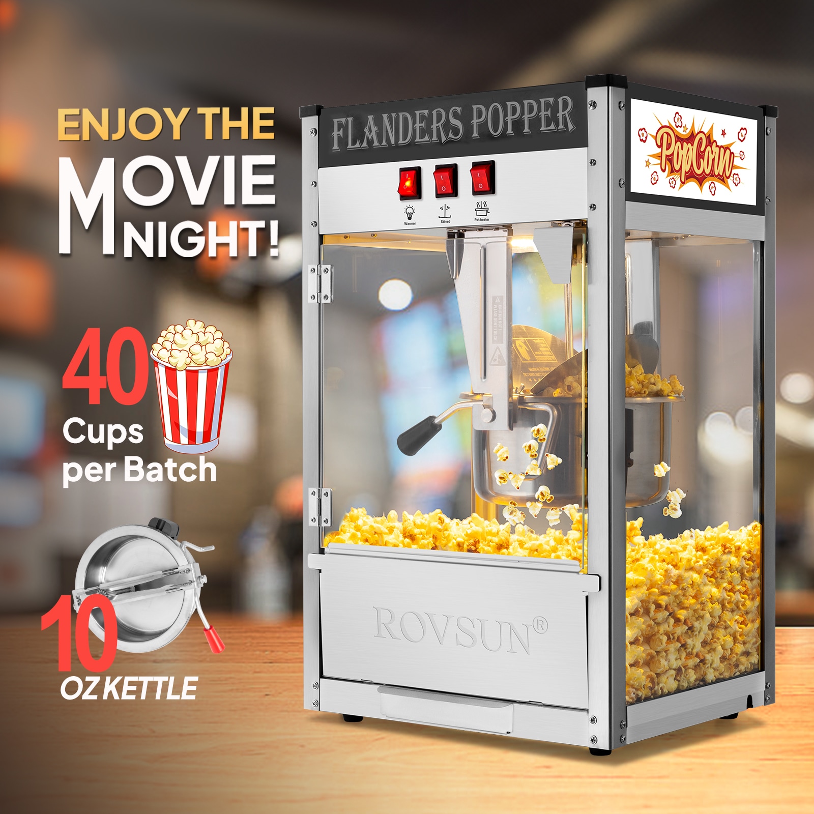 ROVSUN LS-G66000140 Popcorn-Makers - View #3