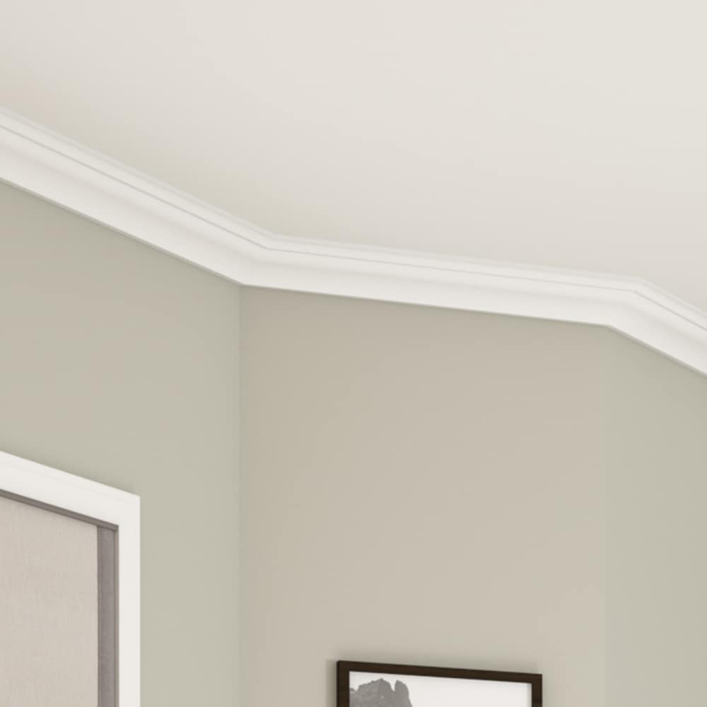 Crown Moulding With Led Duct, Each Pieces 240x7,2cm/9,4''wx2,8''h White  Lowes Crown Molding, Cornice Molding light Not Included 