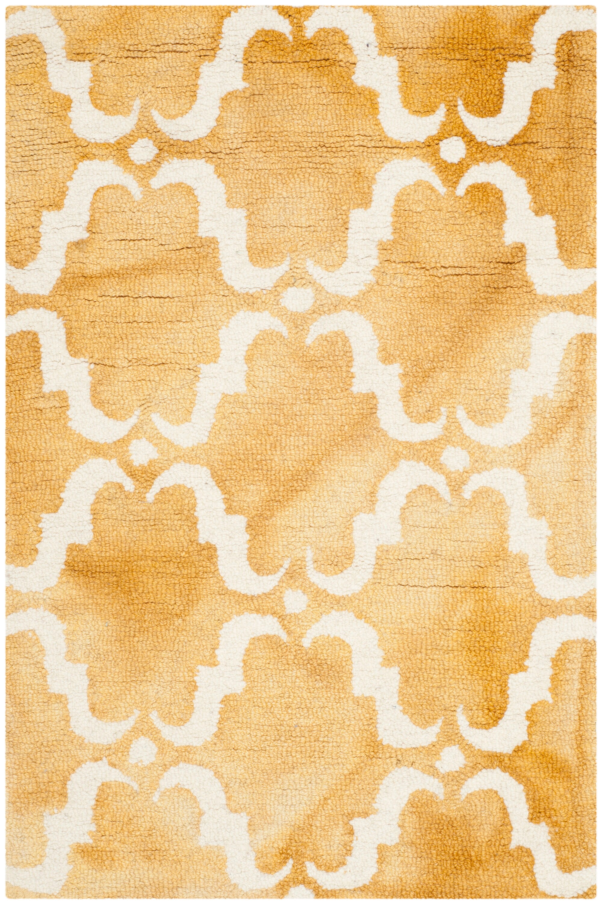 Dip Dye 536H Gold Ivory 2in x 3in Rug