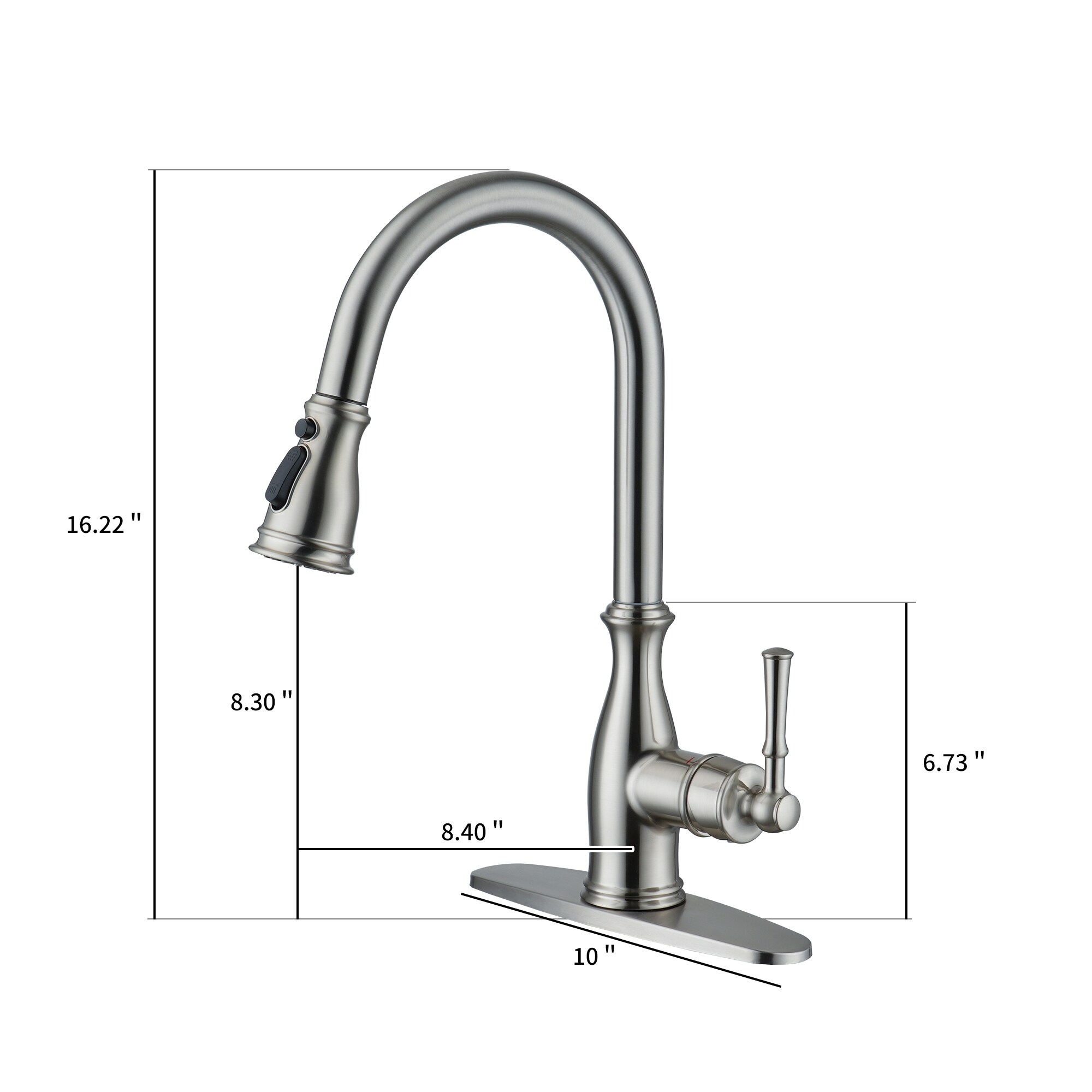 Clihome RCH-BAF6513 Kitchen-Faucets - View #4