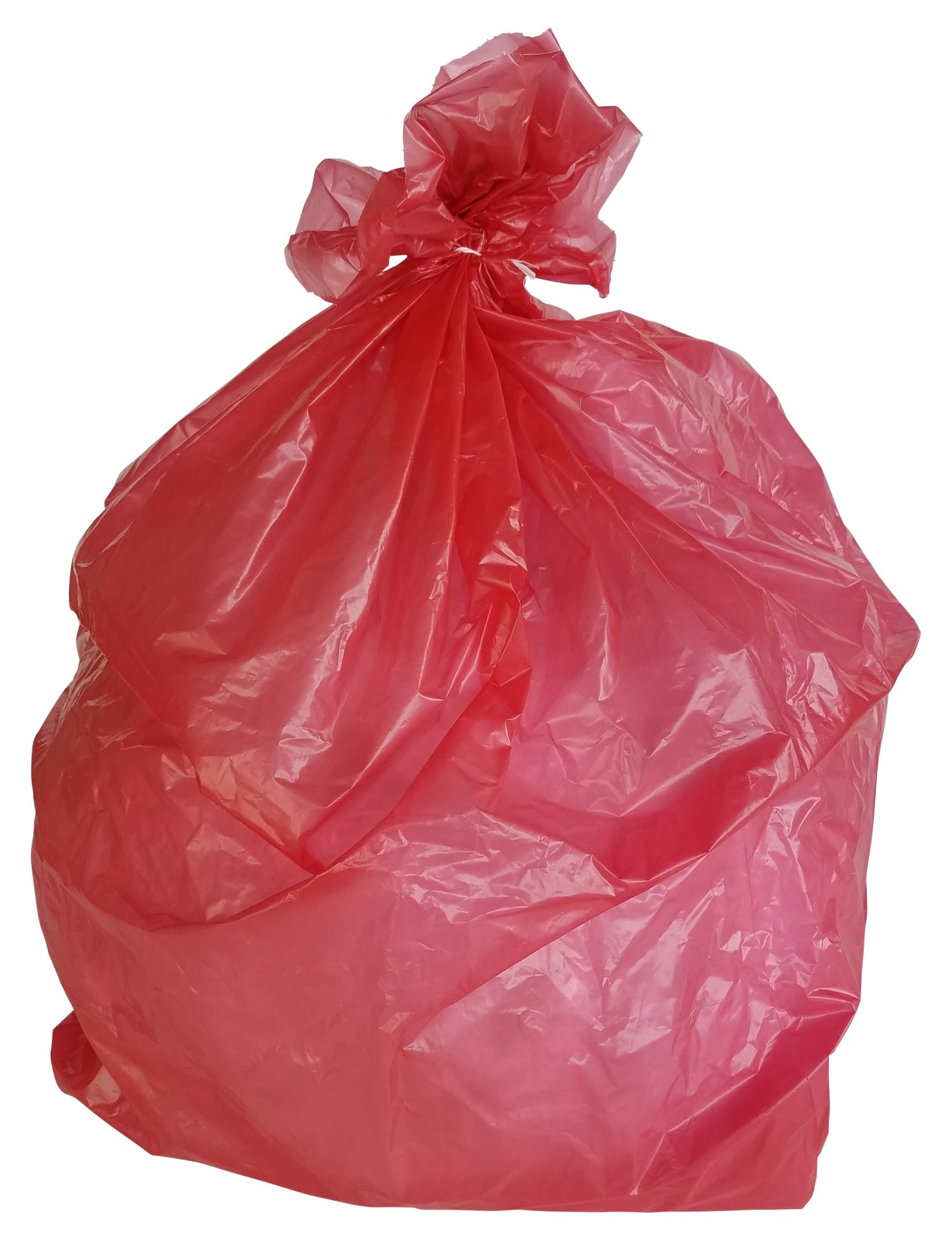 PlasticMill 55-Gallons Clear Outdoor Plastic Recycling Trash Bag  (100-Count) in the Trash Bags department at