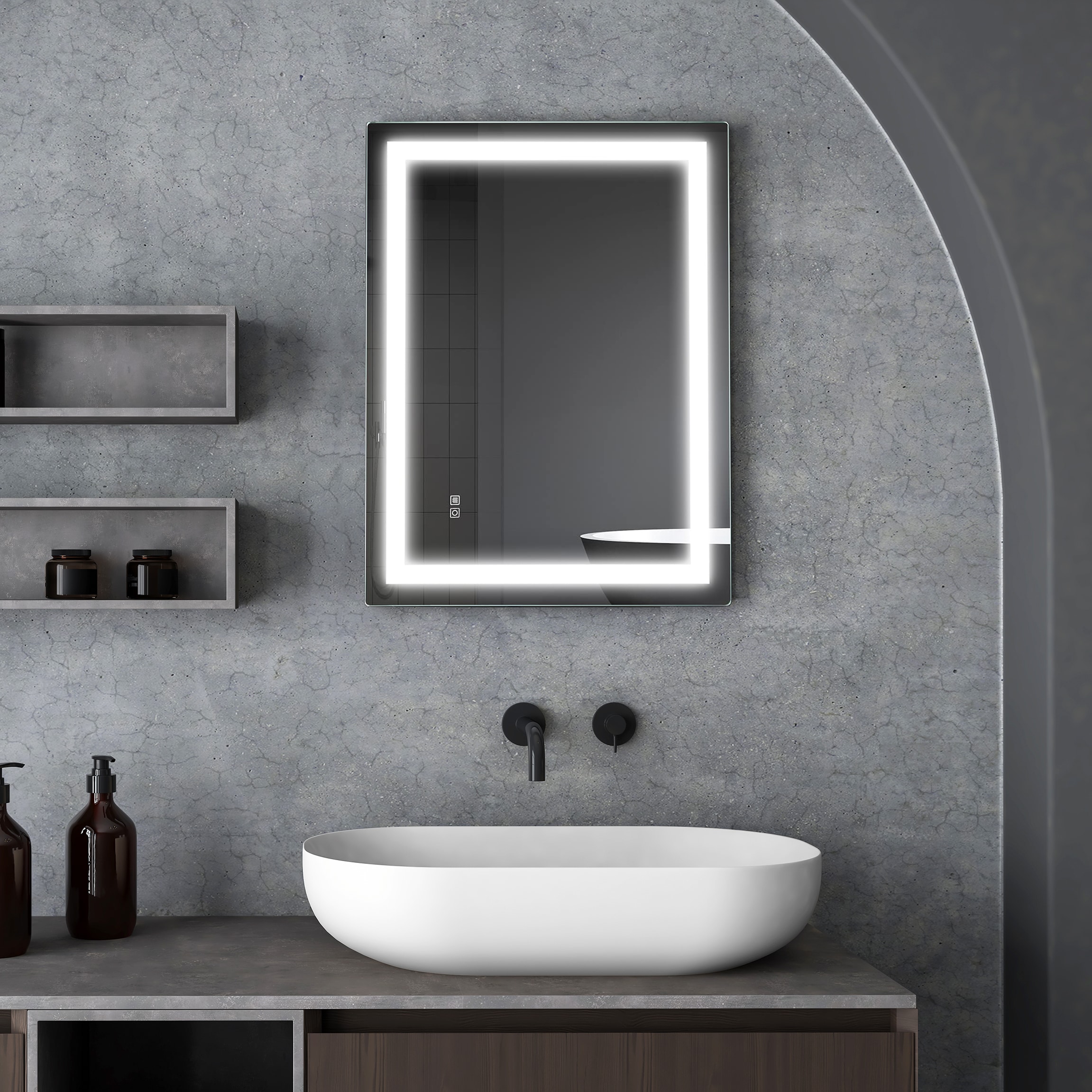 Dreamwerks LV-001 Framed-Bath-Mirrors - View #2