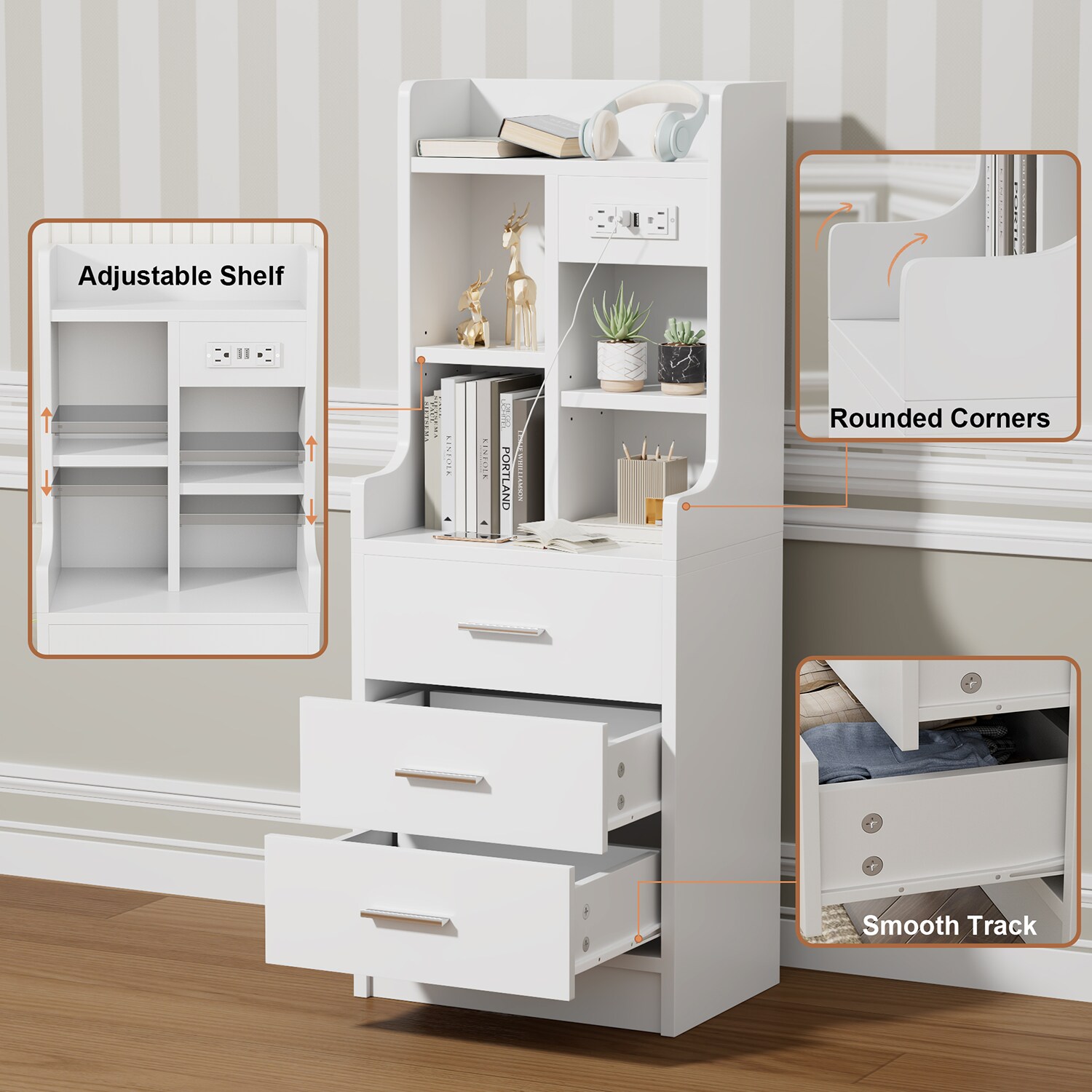 Vineego LS-NT23-0191-2 nightstands - View #2