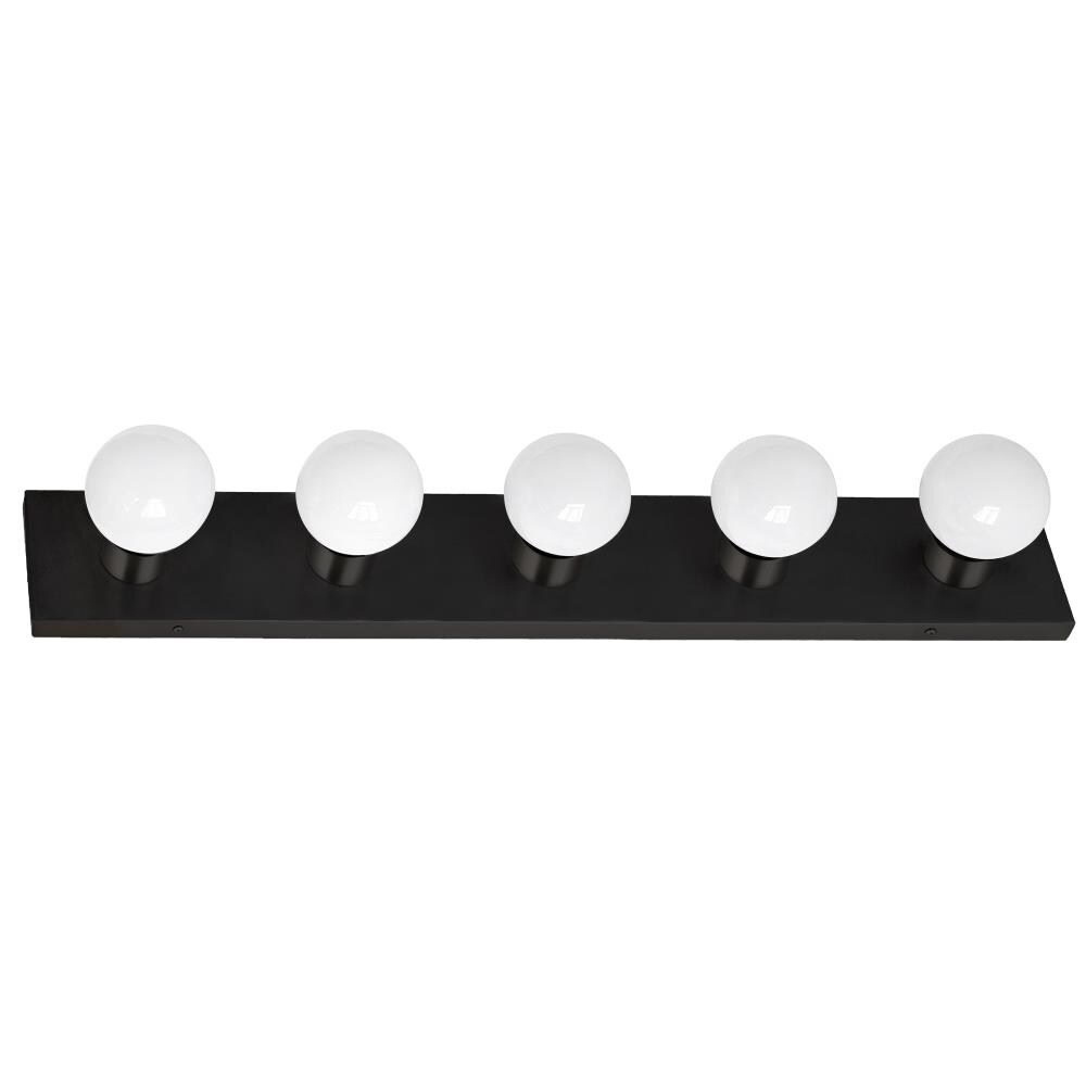 black vanity light strip