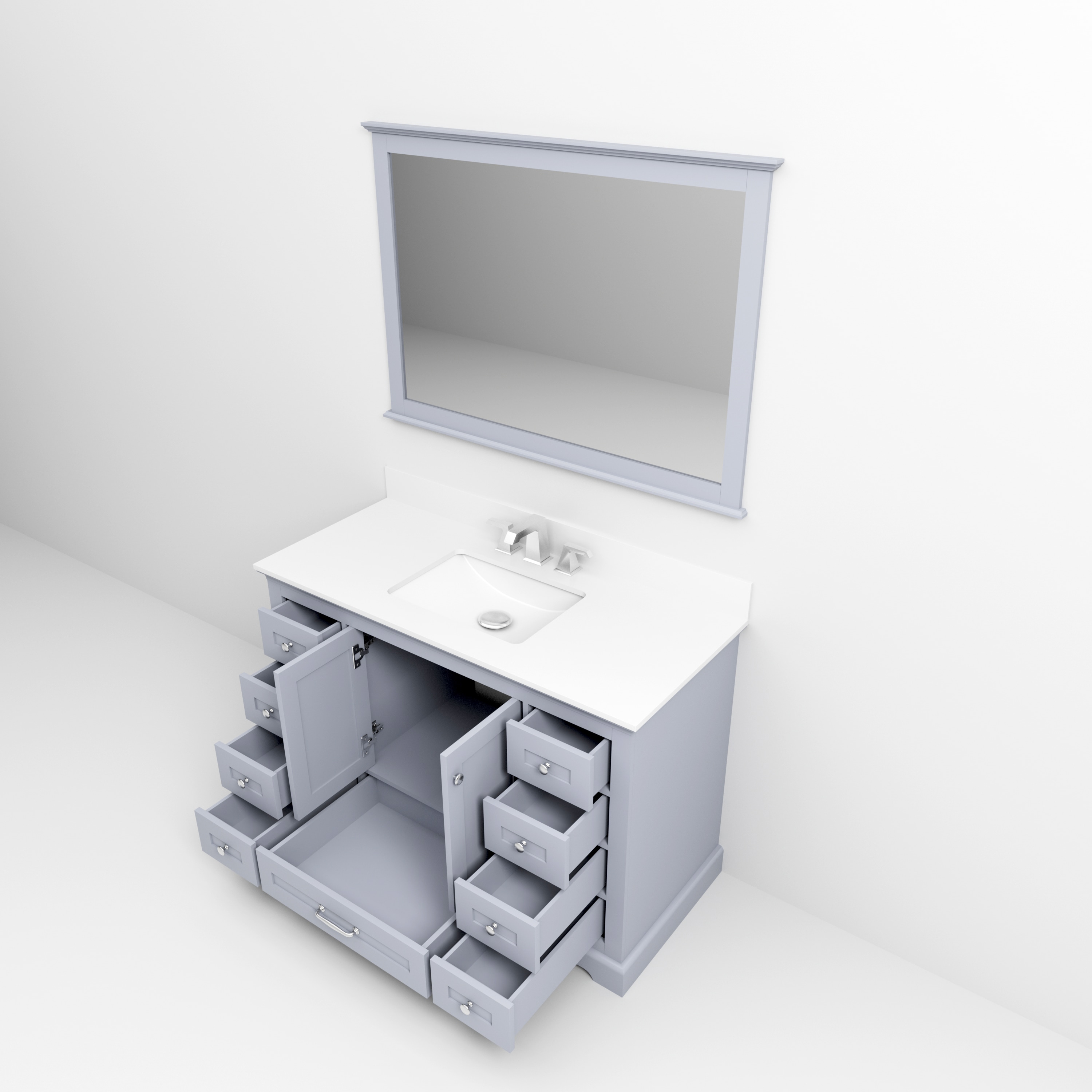 Lexora LVD48SB311 Bath-Vanity-Combo - View #12