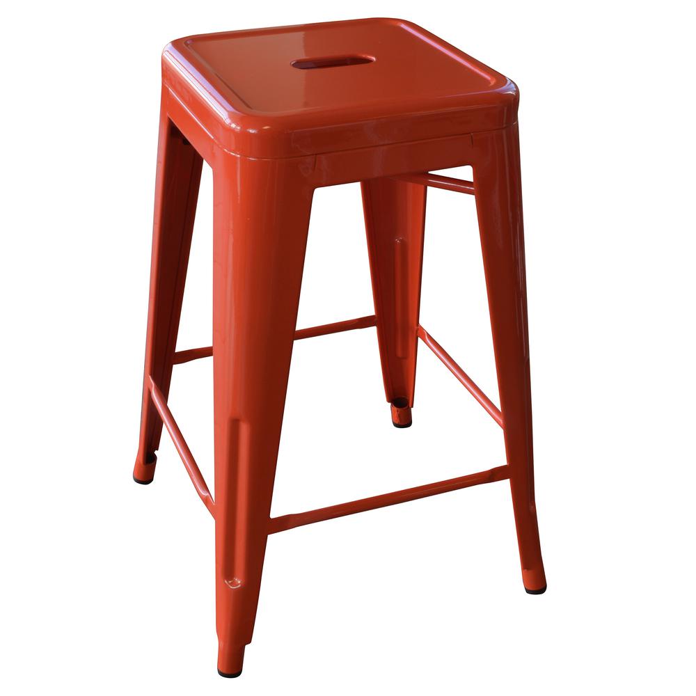 AmeriHome BS24ORNG stools - View #3