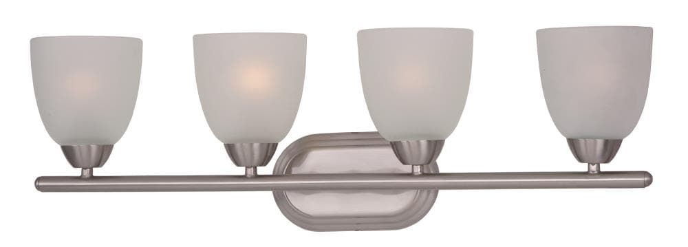 Maxim Lighting 11314FTSN Axis 28.5-in 4 -Light Satin Nickel Modern/contemporary Vanity light