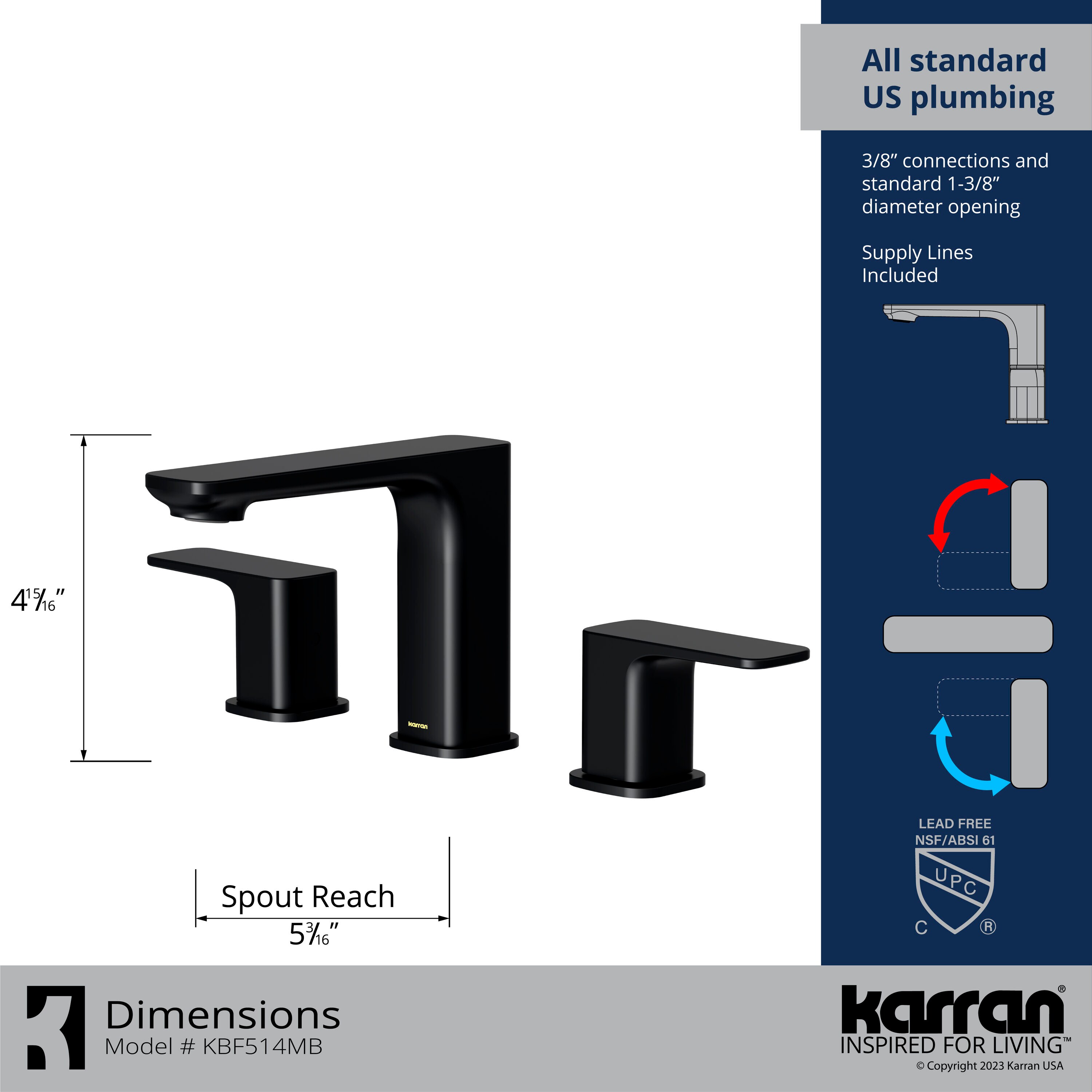 Karran KBF514MB Lavatory-Faucets - View #5
