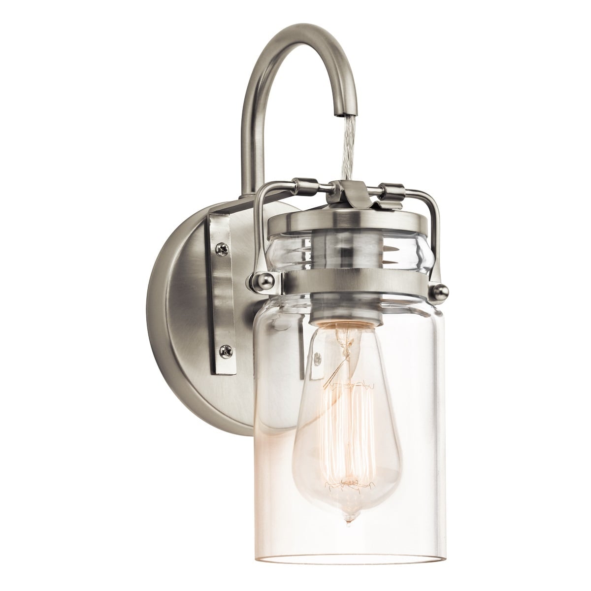 Kichler 45576NI Brinley 5-in 1 -Light Brushed Nickel Modern/contemporary Vanity light