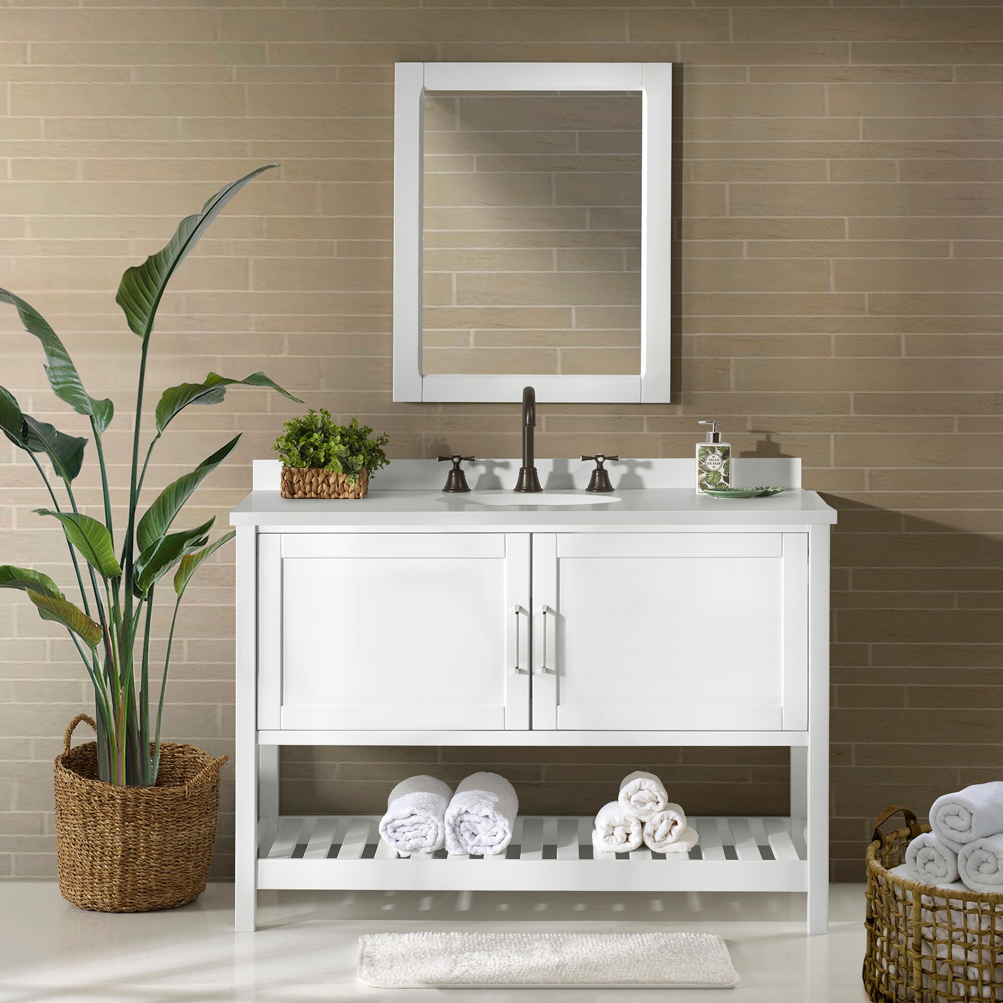 Alaterre Furniture AVAN48WHAA vanities - View #3