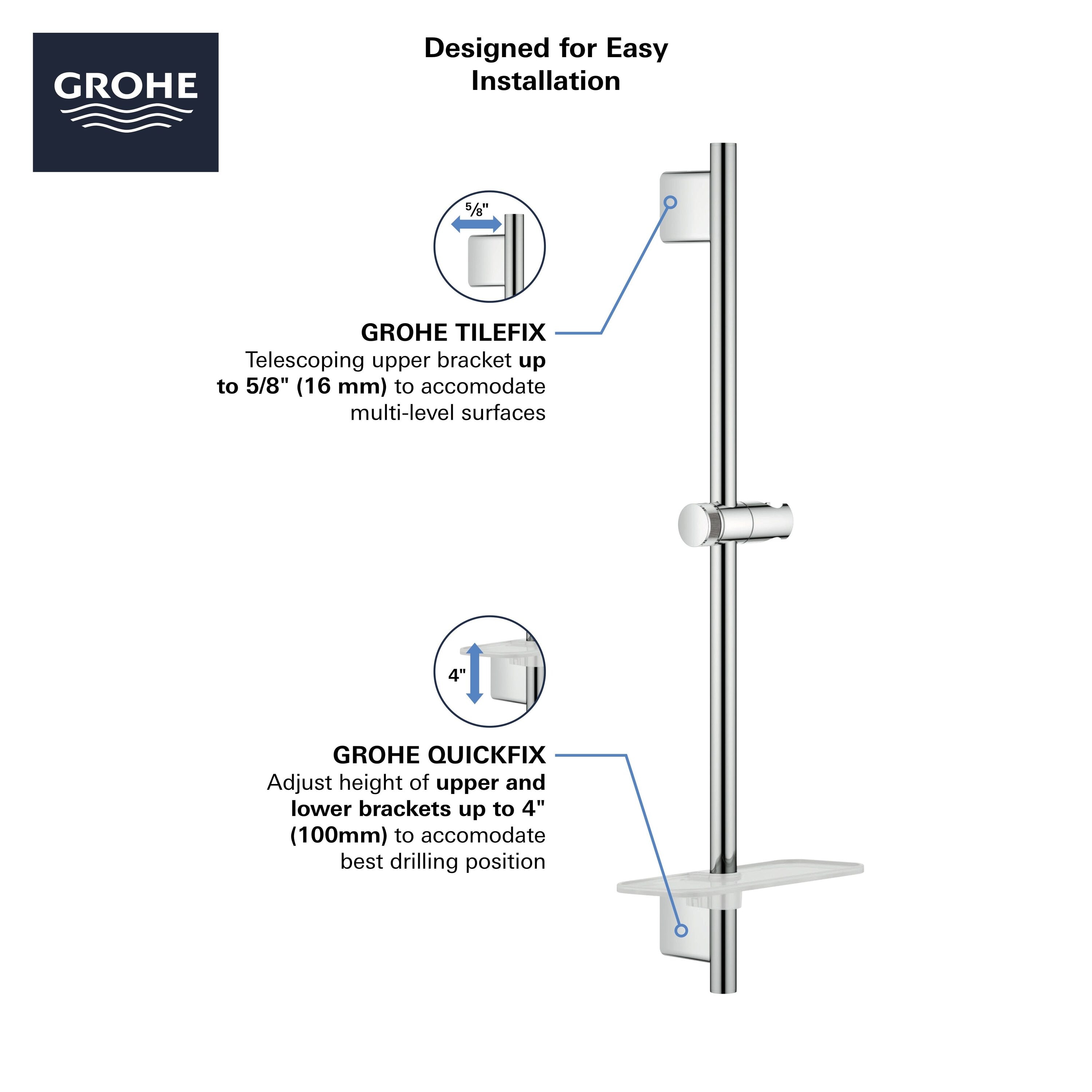 GROHE 26602000 Bath-Shower-Facc - View #6