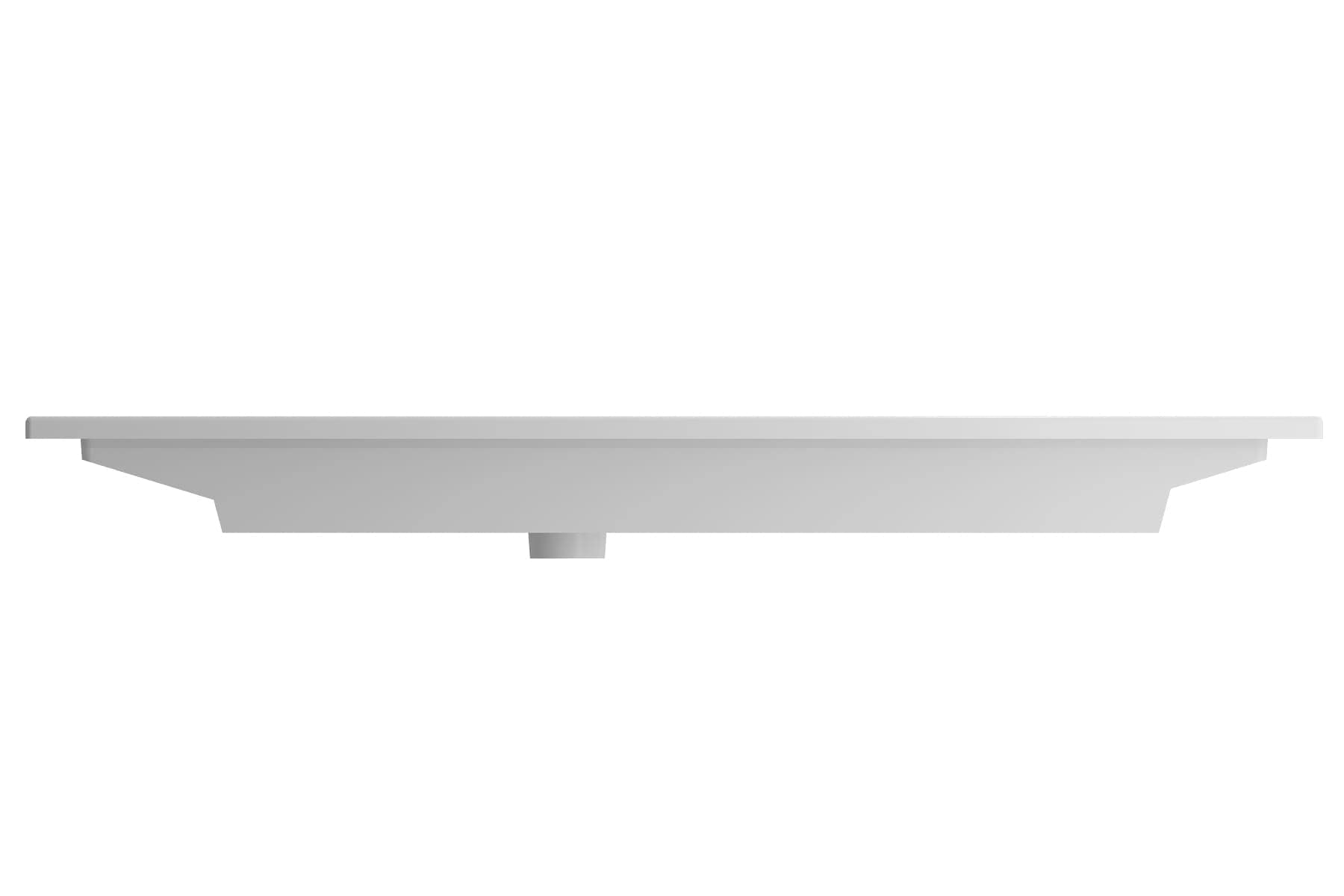 BOCCHI  1305-002-0127 Ravenna Sink Fireclay 47.5 inch 3-Hole + Overflow Matte White