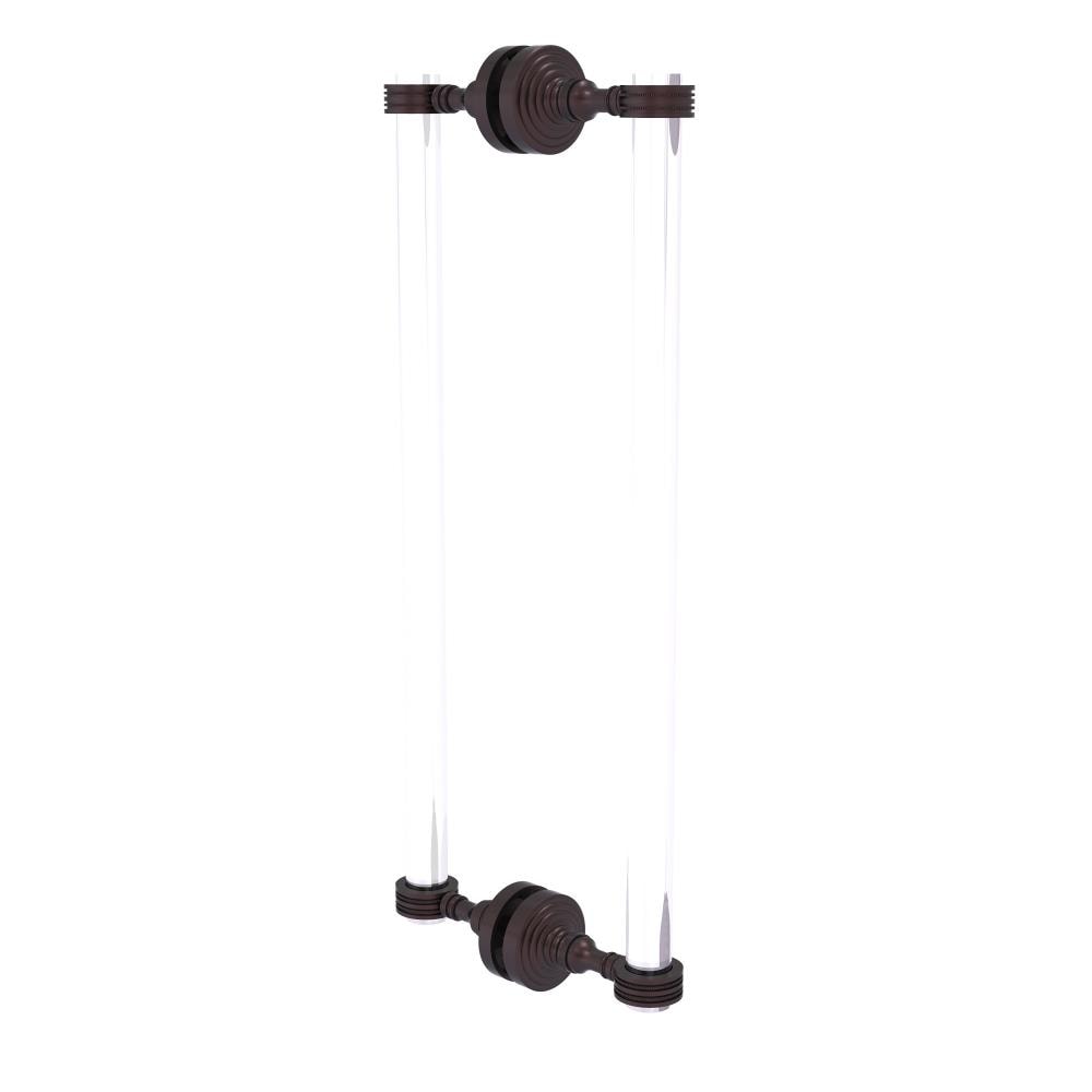 Allied Brass PG-406D-18BB-ABZ Aged bronze 18-Inches Hinged shower door Handle