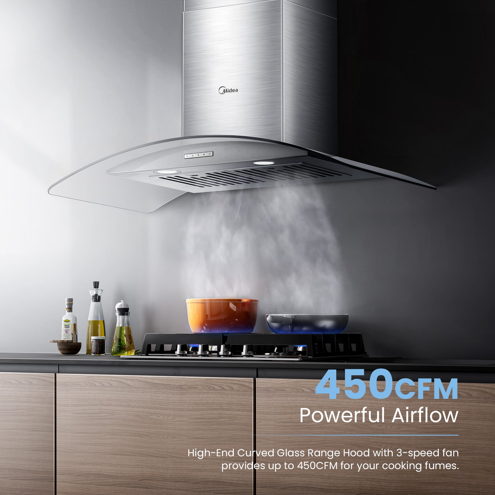 Midea MVG30W8AST Wall-Mounted-Range-Hoods - View #4