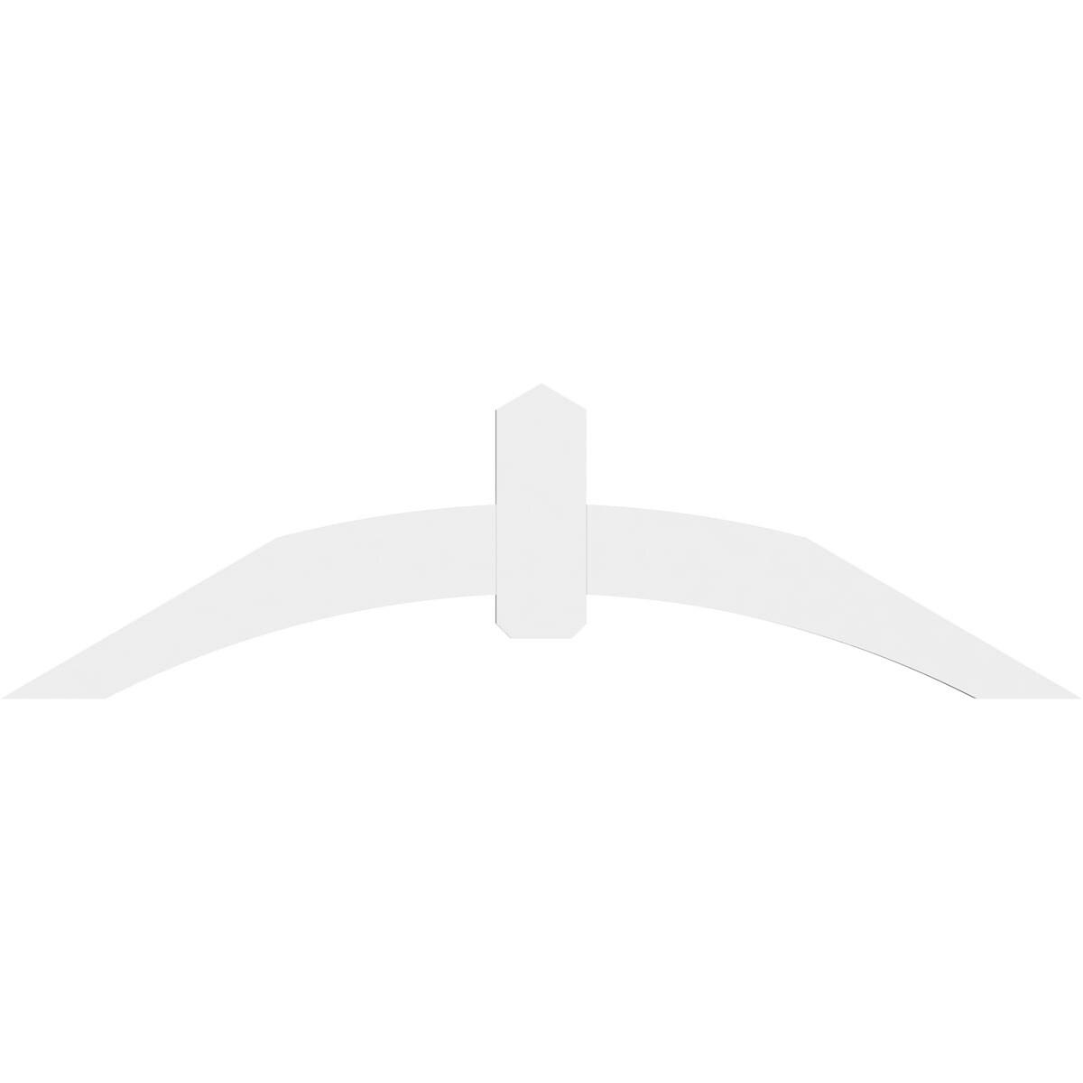 Ekena Millwork GBP072X21X0206ARC00 Exterior-Brackets-Braces - View #2