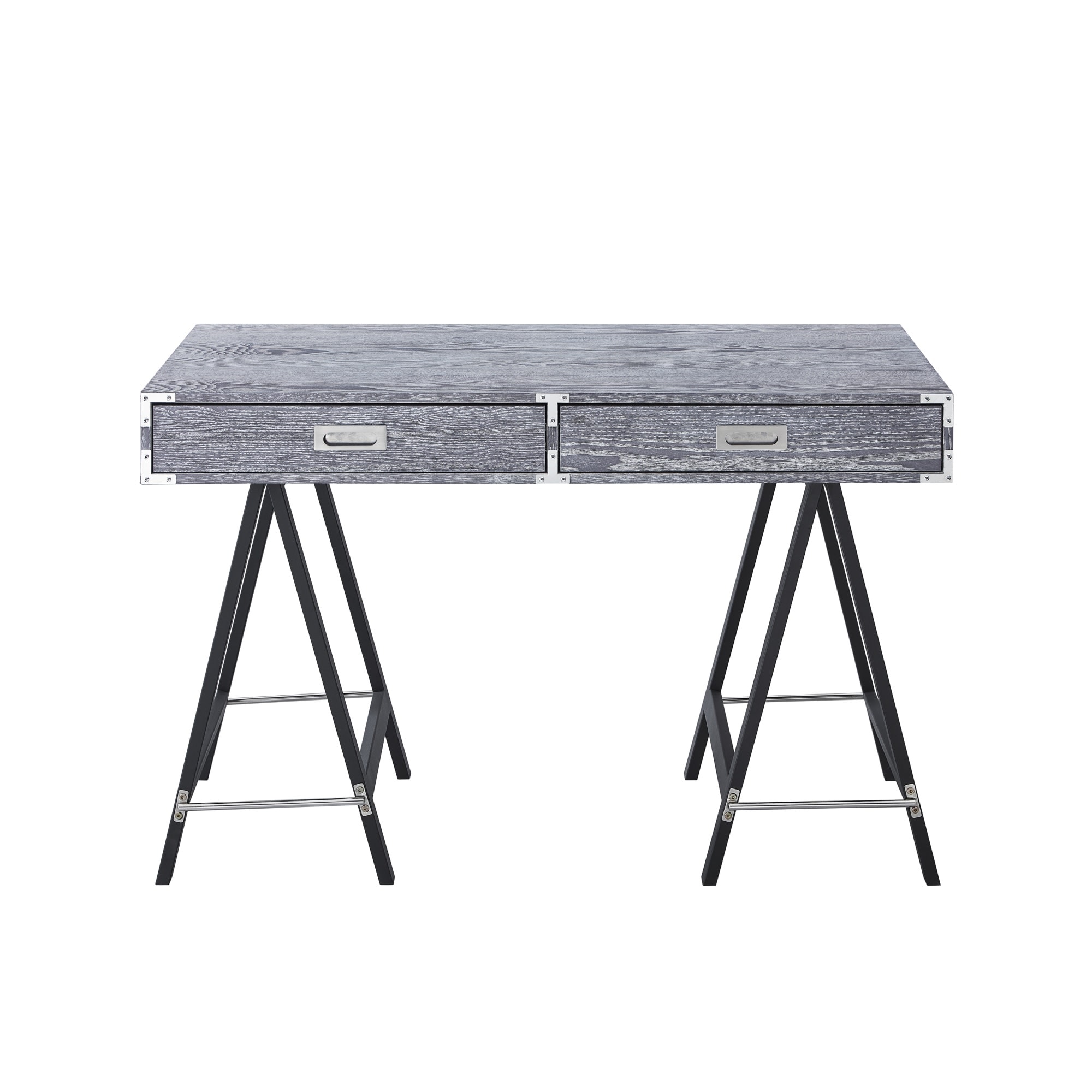 Inspired Home DK199-09GR-LS Kawai 47.2-in Gray Modern/Contemporary Writing desk