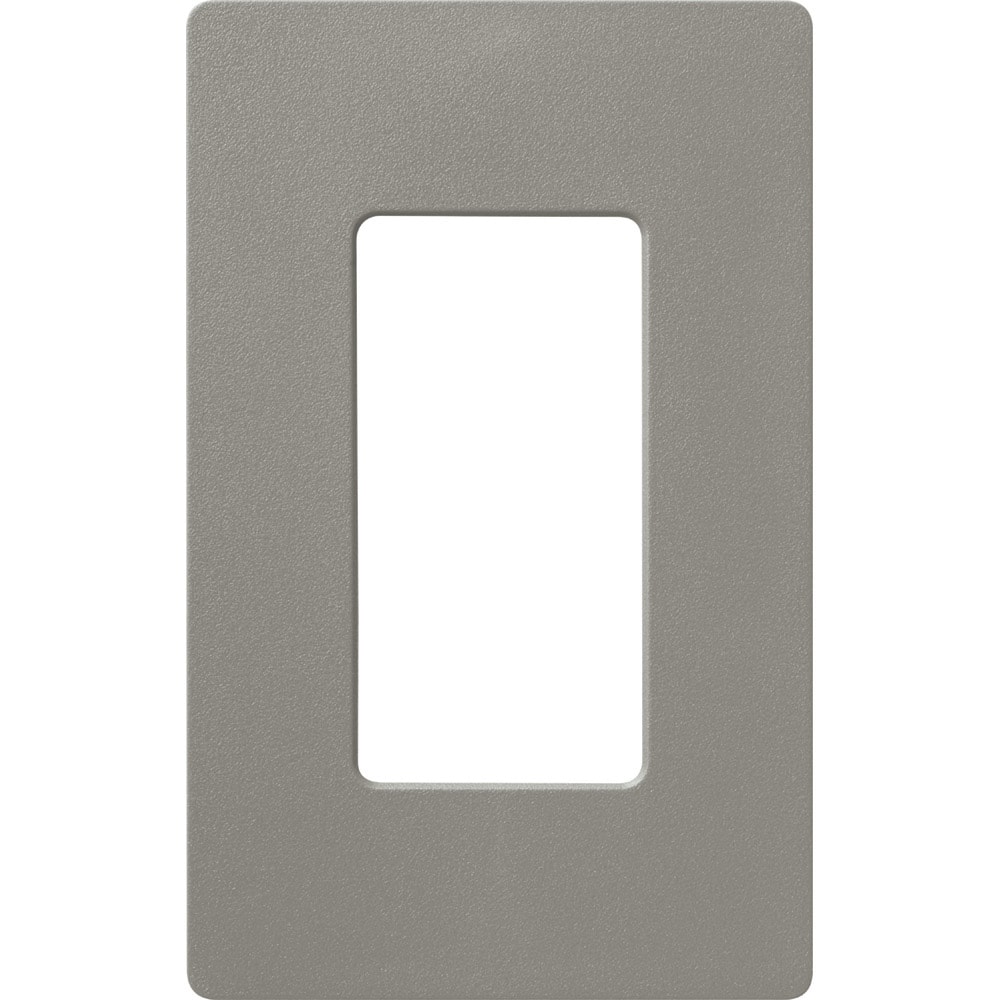 Lutron SC-1-CS Claro 1 -Gang Standard Size Cobblestone Plastic Indoor Screwless Decorator Wall Plate