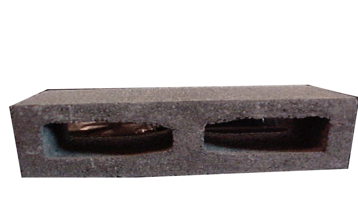  4X8X16 HW BLOCK 4-in W x 8-in H x 8-in L Cored Concrete Block