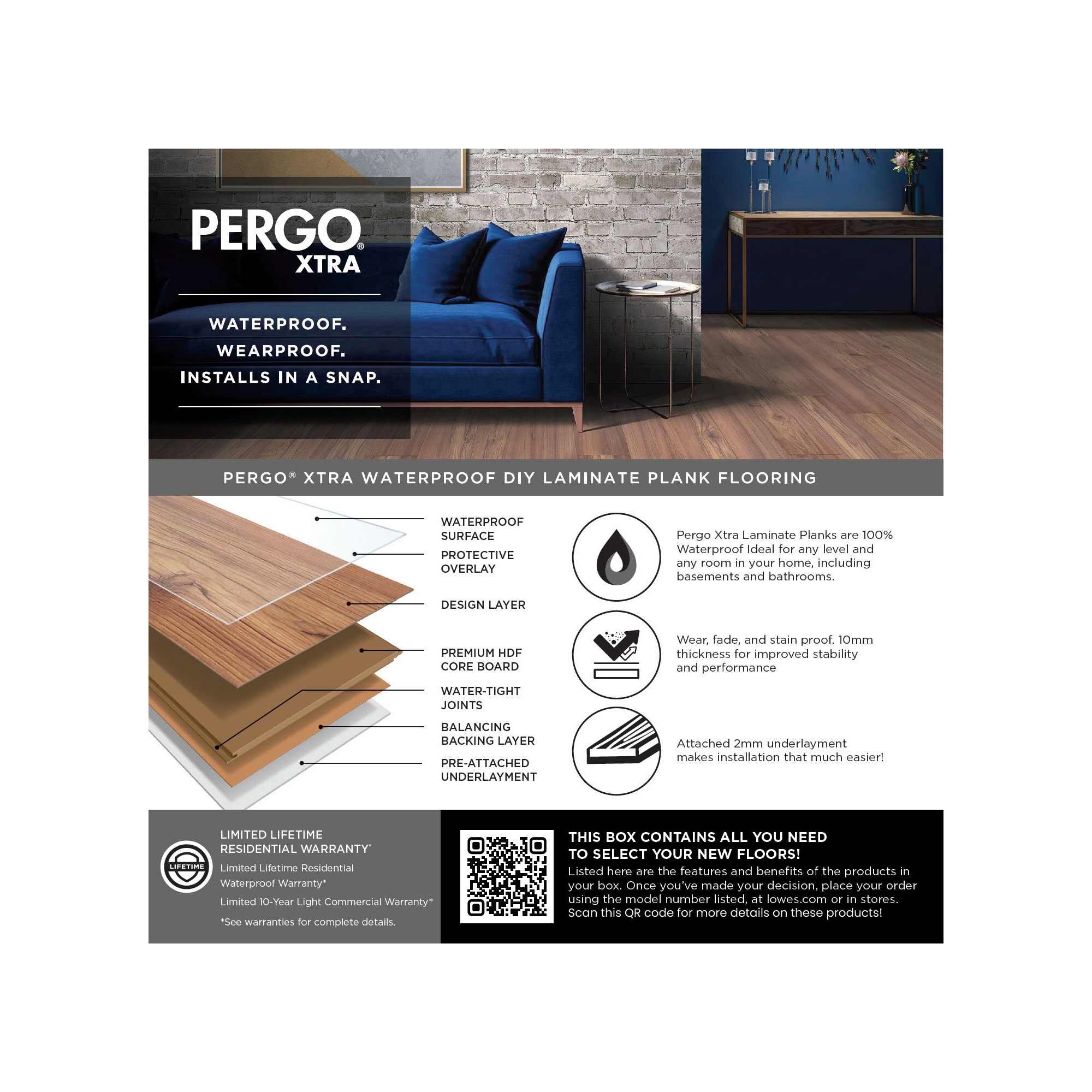 Pergo SBX0063828 Laminate-Flooring-Samples - View #2