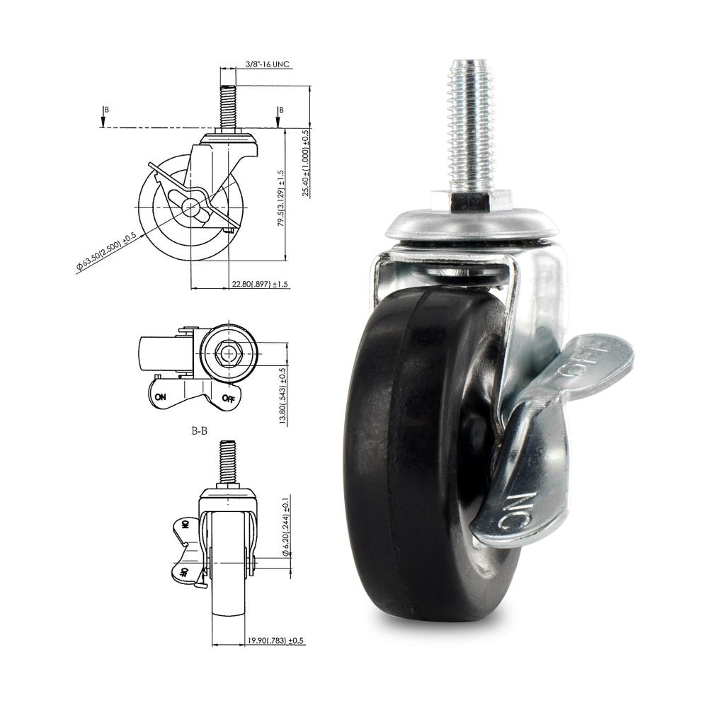Outwater 3P1.14.00102 casters - View #2