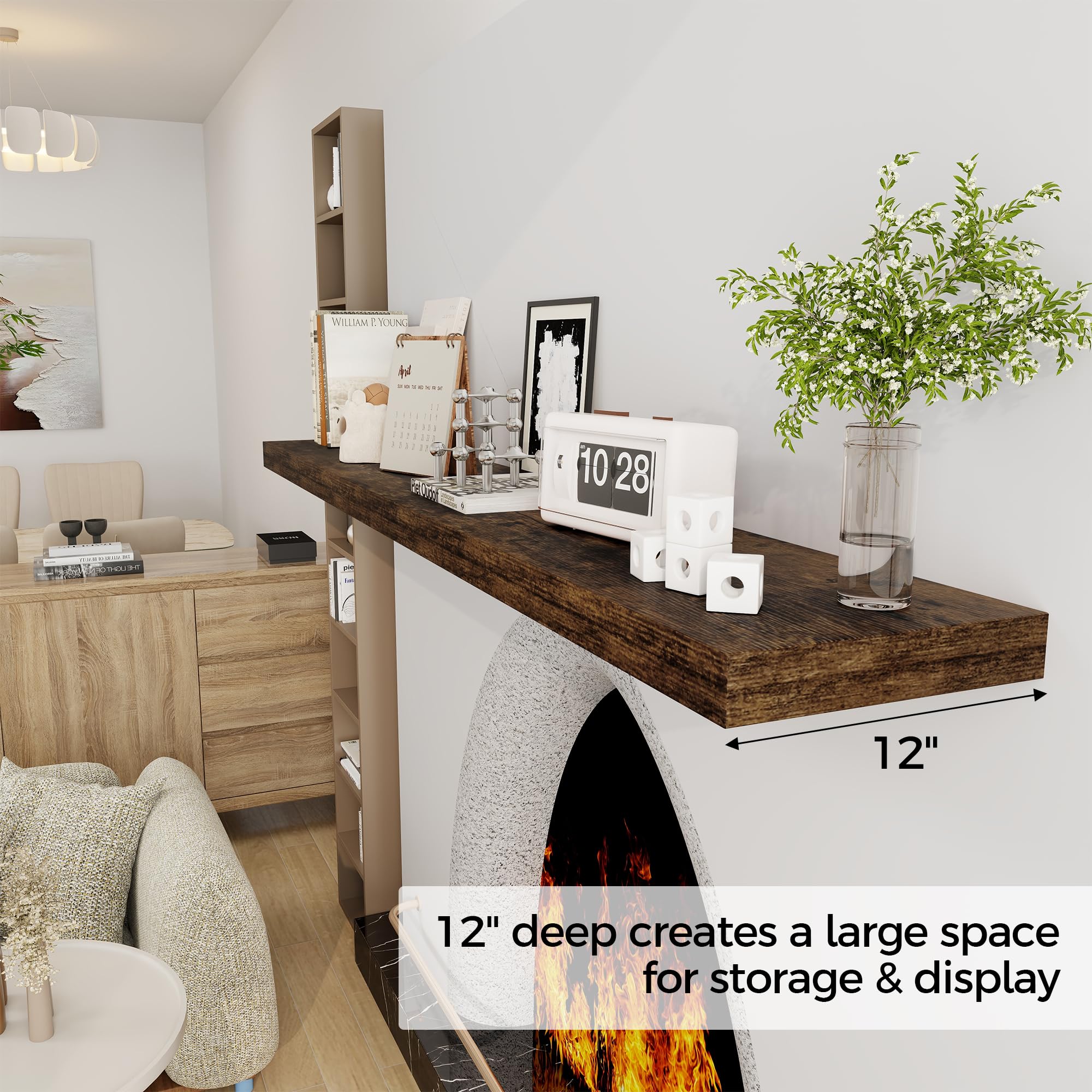 KIWDZFU LKI0712B071 Wall-Mounted-Shelving - View #3