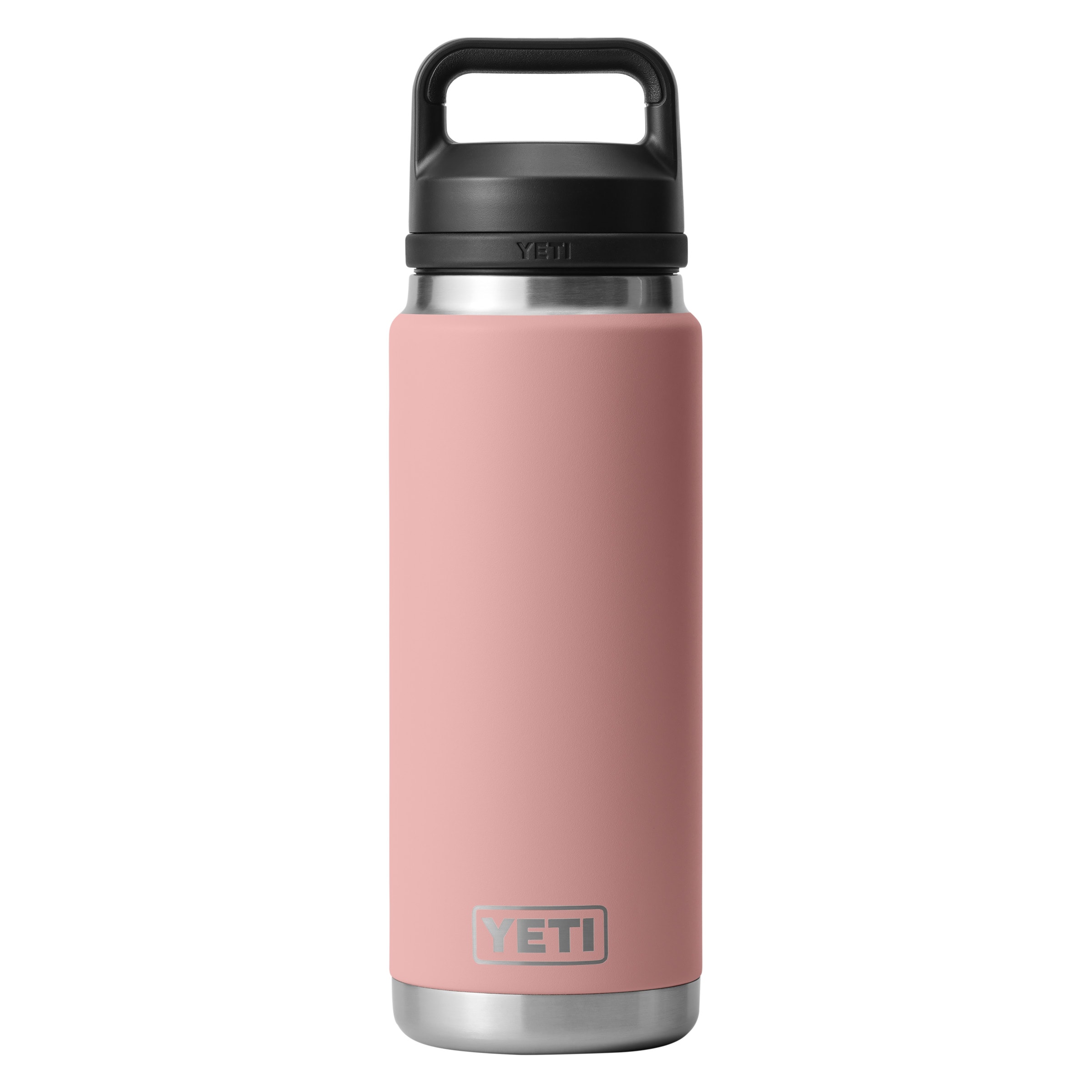 YETI Rambler 26-fl oz Stainless Steel Water Bottle with Chug Cap, Sandstone  Pink at