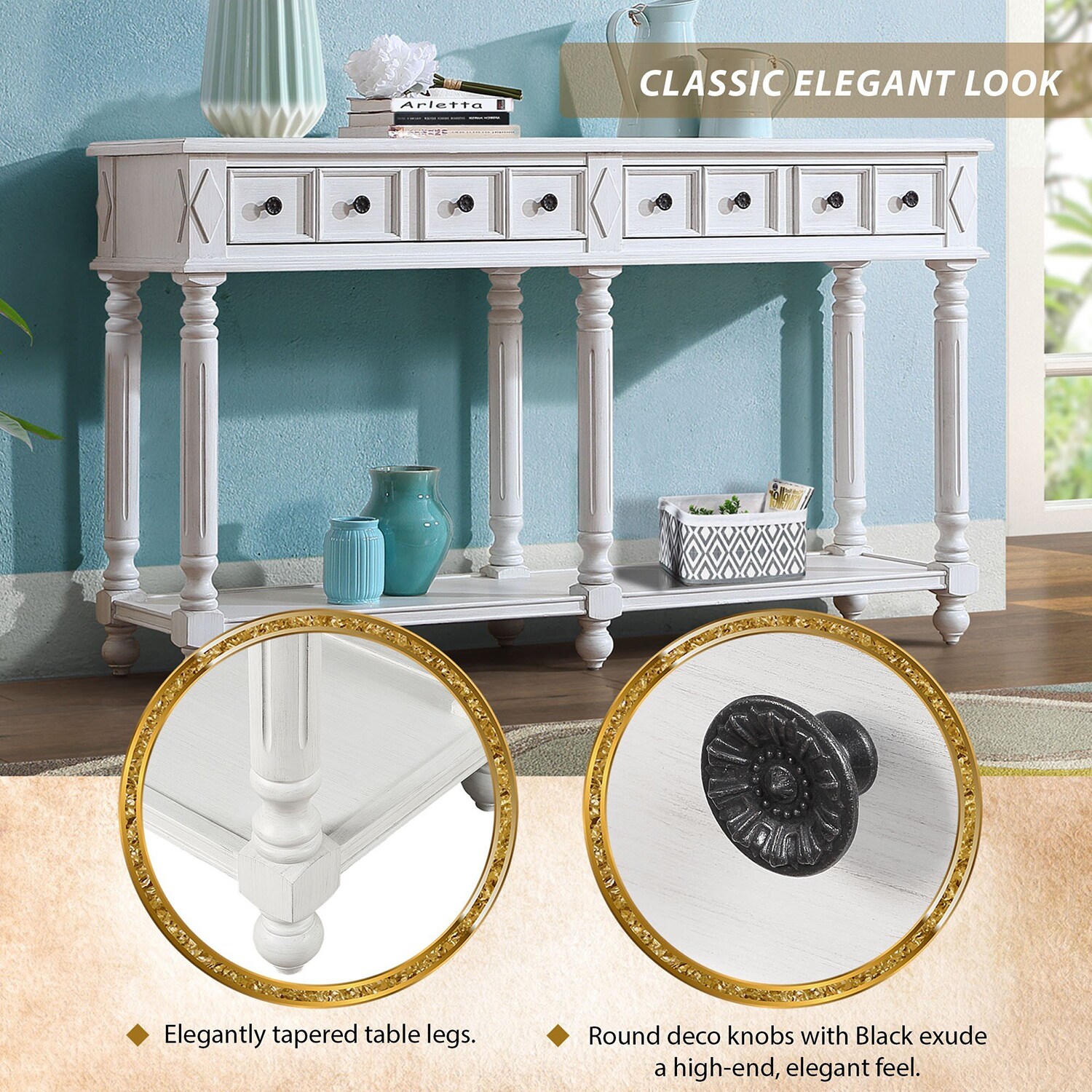SINOFURN SYA020135WT Console-Sofa-Tables - View #8