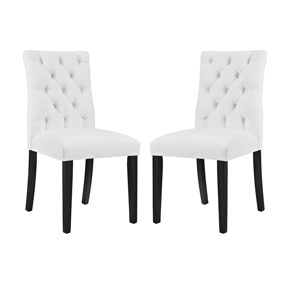 Modway BG3133561 Duchess Vinyl Dining Chair Set of 2
