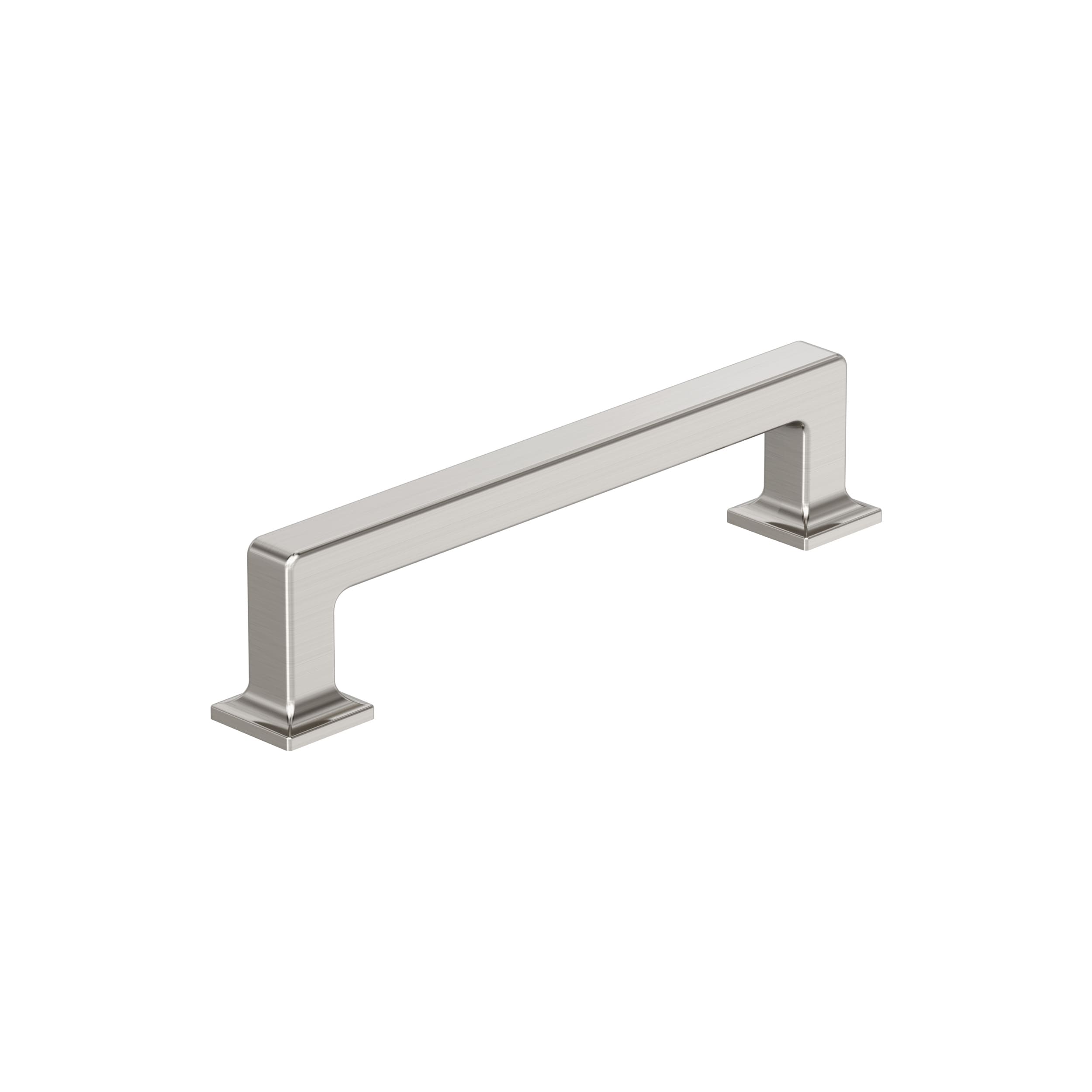 Amerock BP37443G10 Lintel 5-1/16-in , 128mm Center to Center Satin Nickel Rectangular Bar Drawer Pulls
