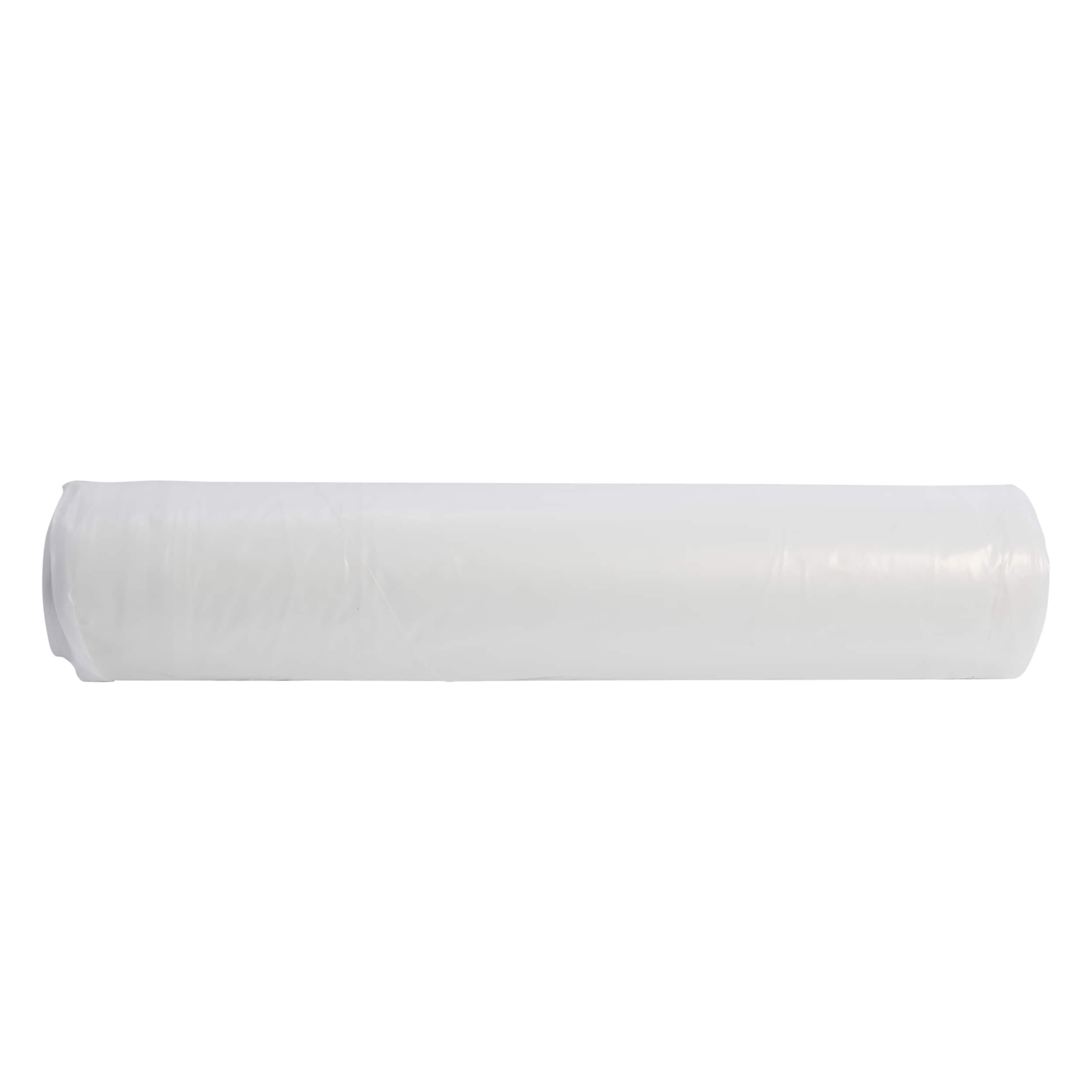 20 x 100 ft. x 4 mil Roll of Heavy Duty White Plastic Sheet