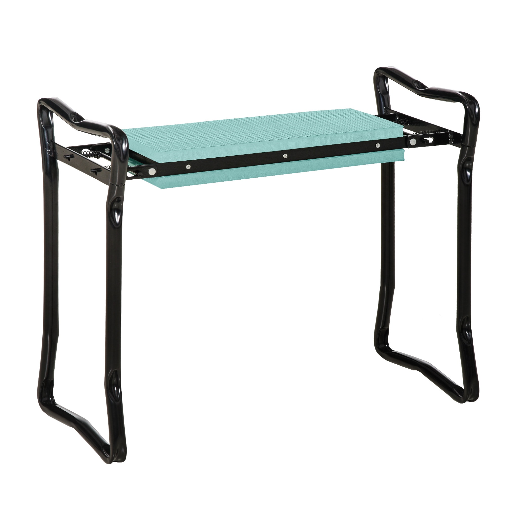 Tinyhomie - Padded Garden Kneeler and Seat Bench Padded Foldable Garden Stool Green
