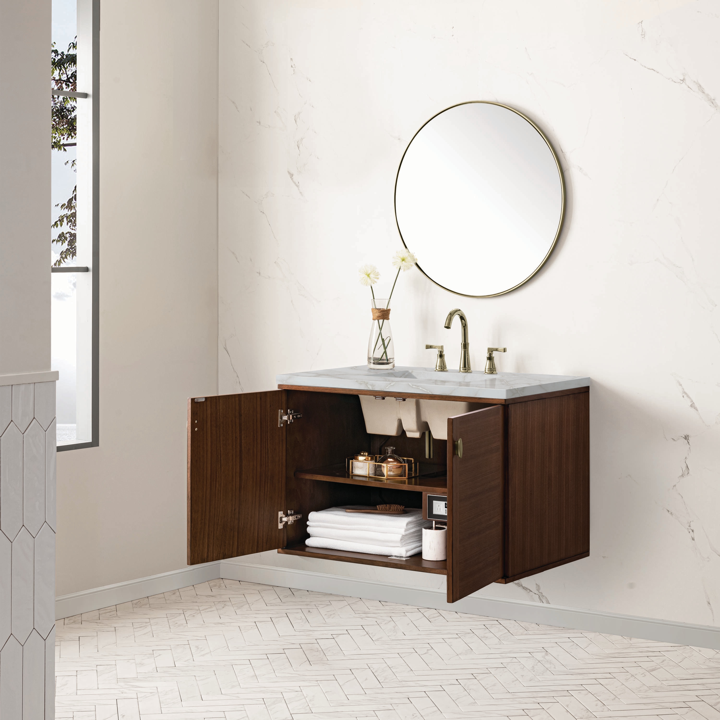 James Martin Vanities 670-V36-WLT-3VSL Bath-Vanity-Combo - View #7