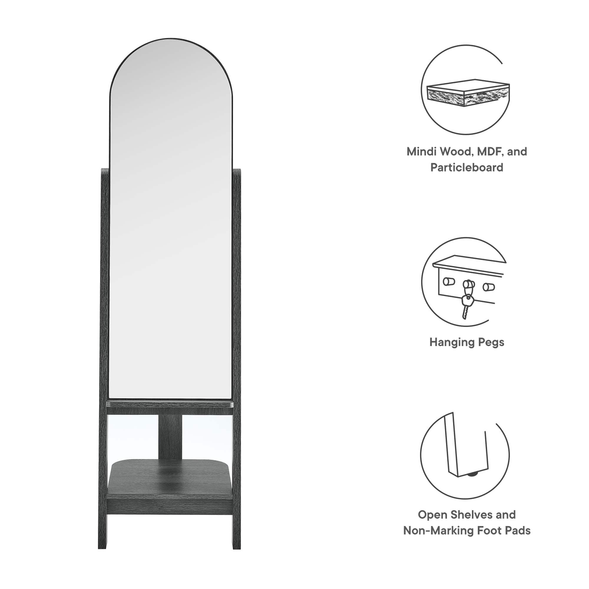 Modway EEI-6346-BLK Decor-Mirrors - View #2
