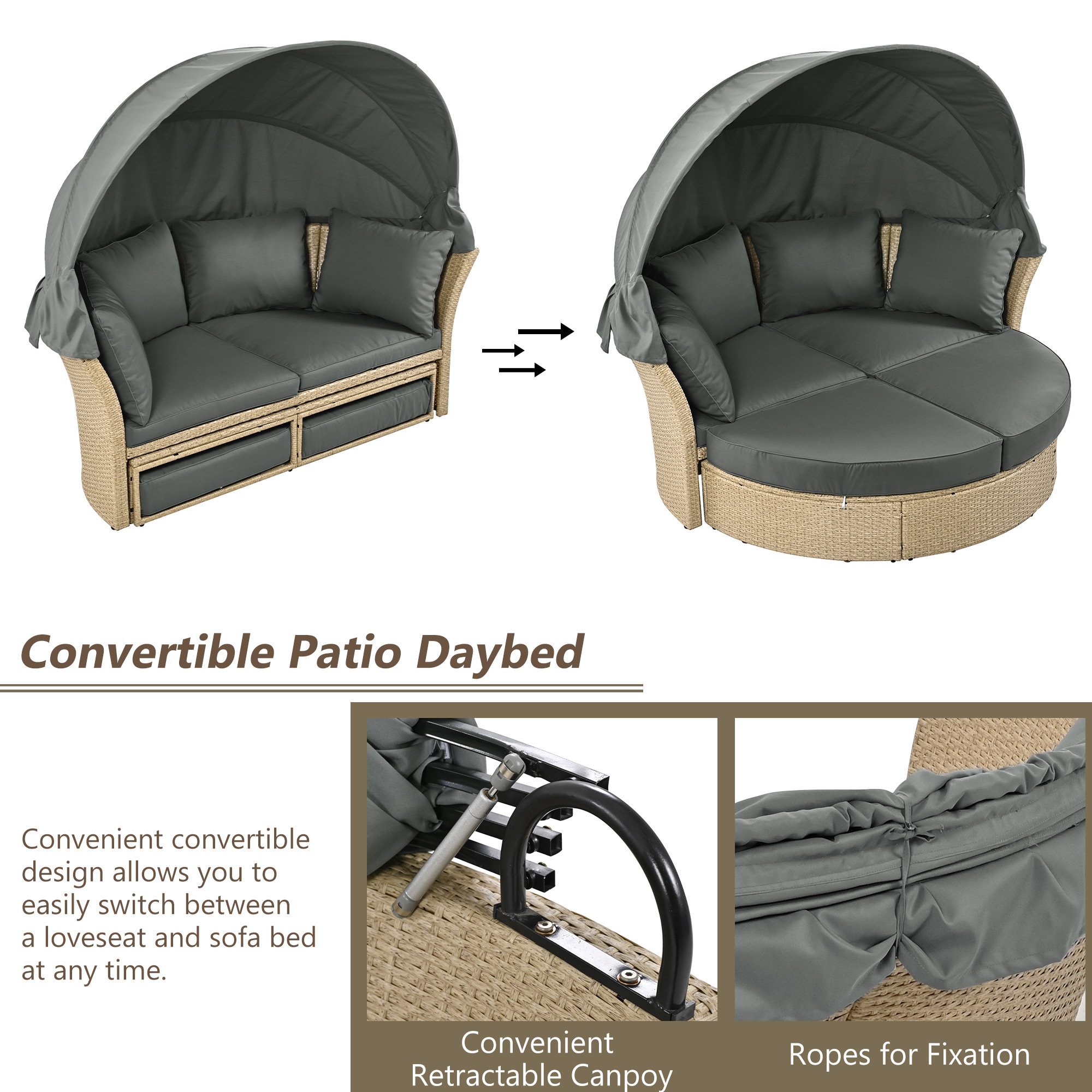 Bybafun YA0200002 Patio-Sofas-Daybeds - View #17