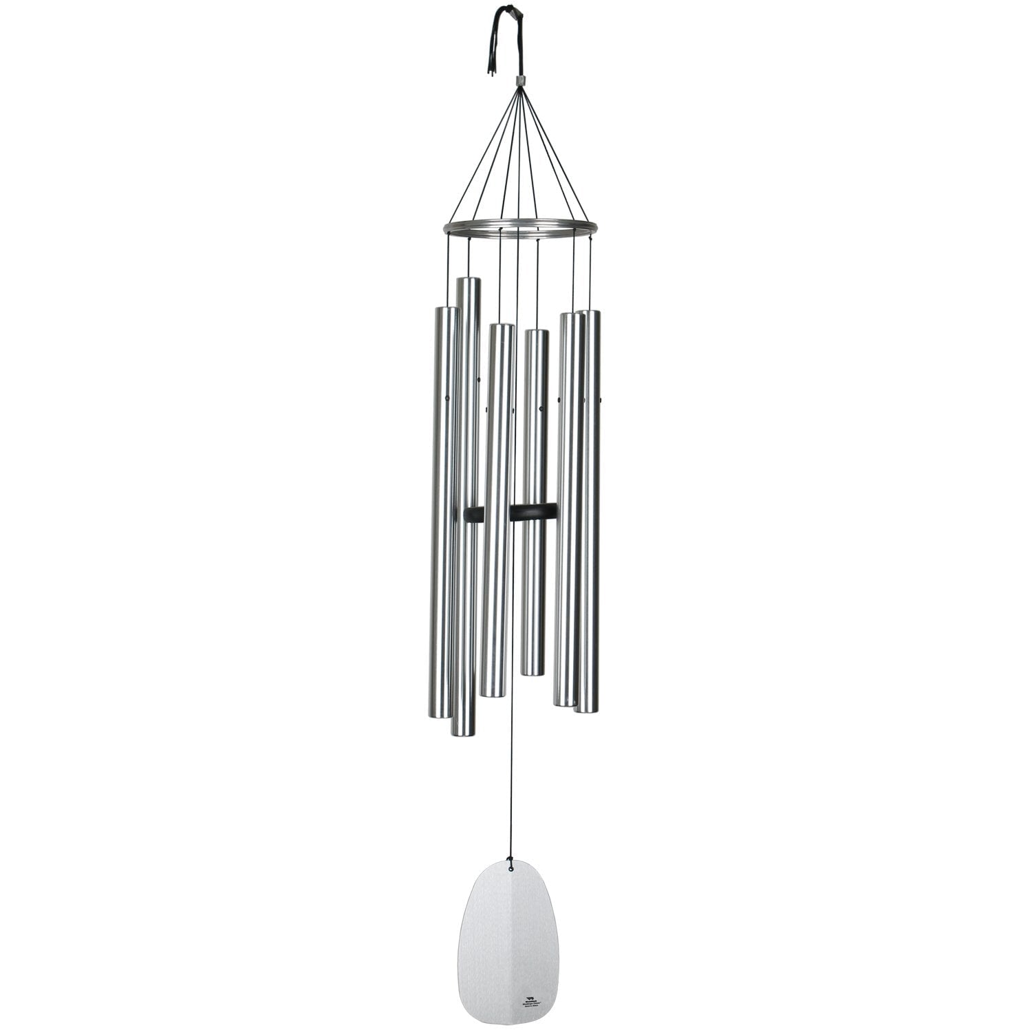 Woodstock Chimes WWAG 49-Inches Silver Metal Wind Chime