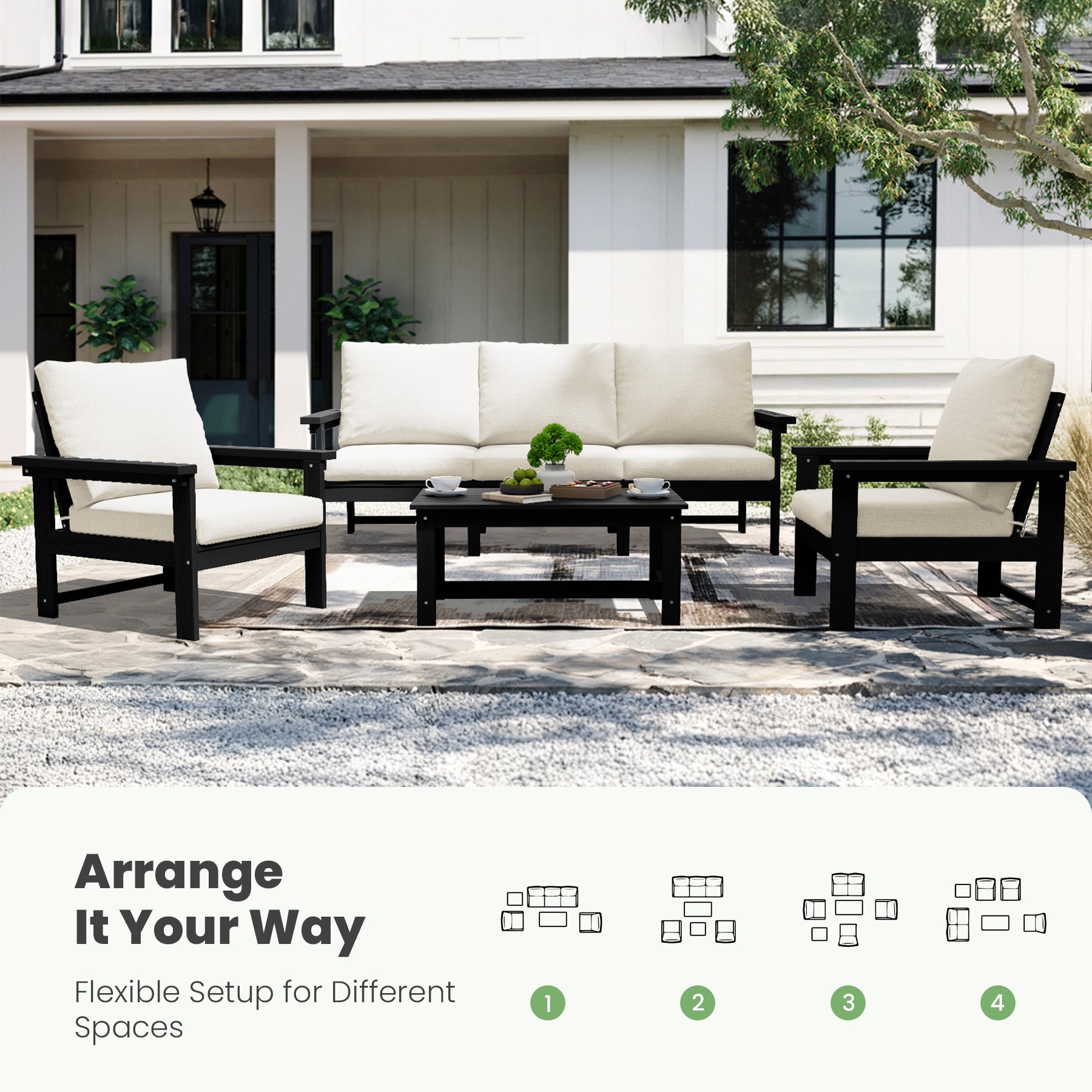JEAREY PEZHSF06-BK Patio-Sofas-Daybeds - View #2