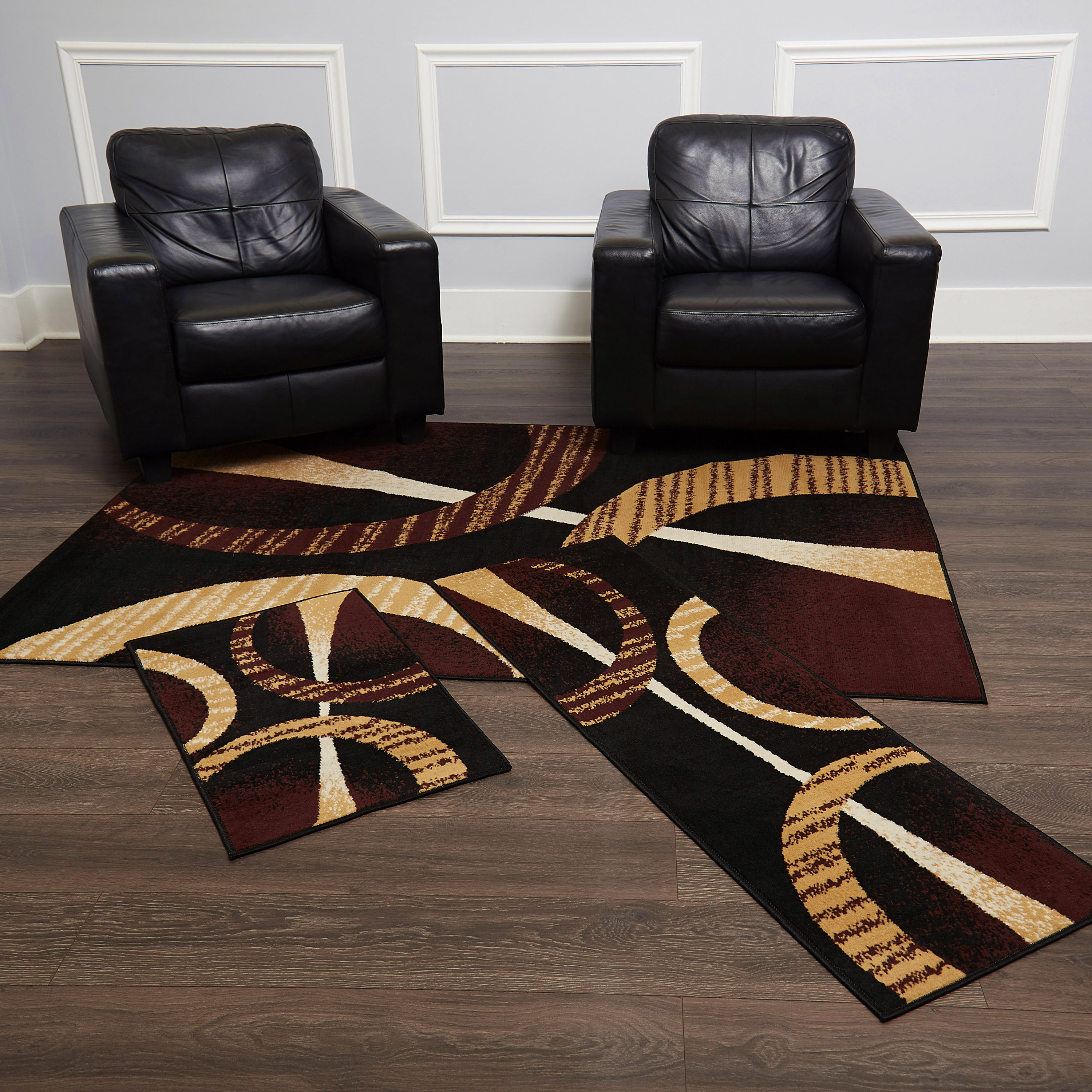 Home Dynamix Premium Indus Black Area Rug