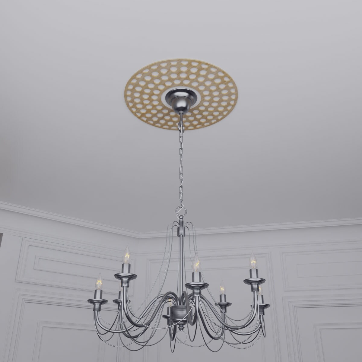 Ekena Millwork CMWP20X20X0250FFHI Ceiling-Medallions - View #11