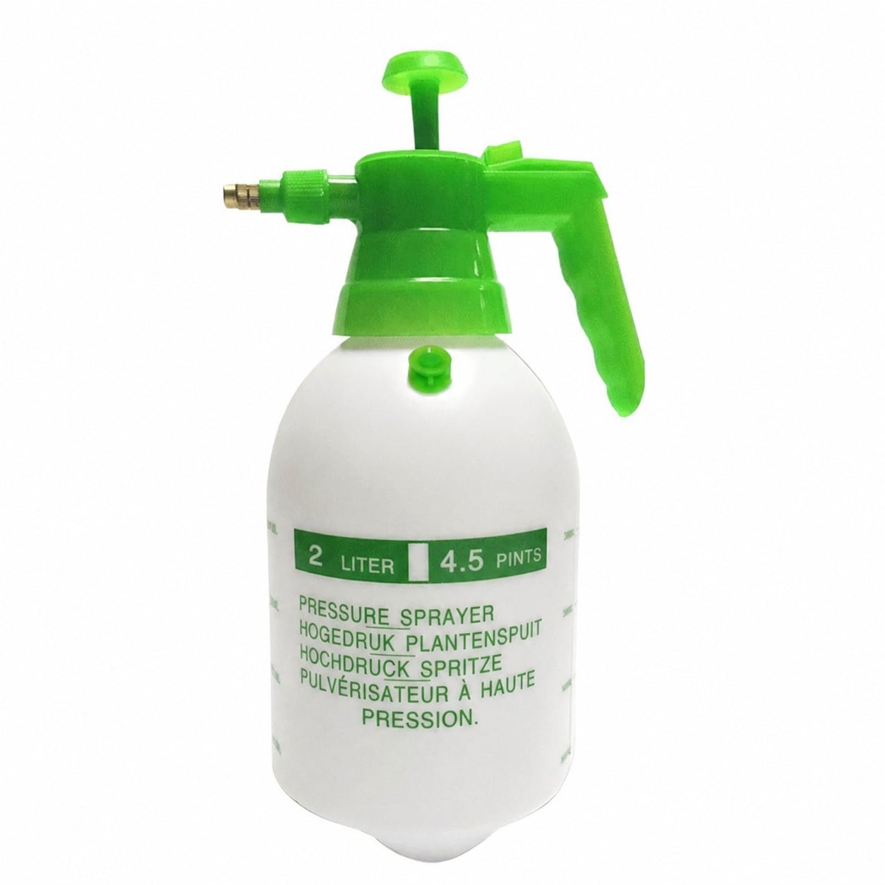 AKSCYZM  Garden Pump Sprayer 0 Point 5 Gallon 68 Ounce Hand Held Lawn Pressure Spray Bottle with Adjustable Brass Nozzle Safety Valve High