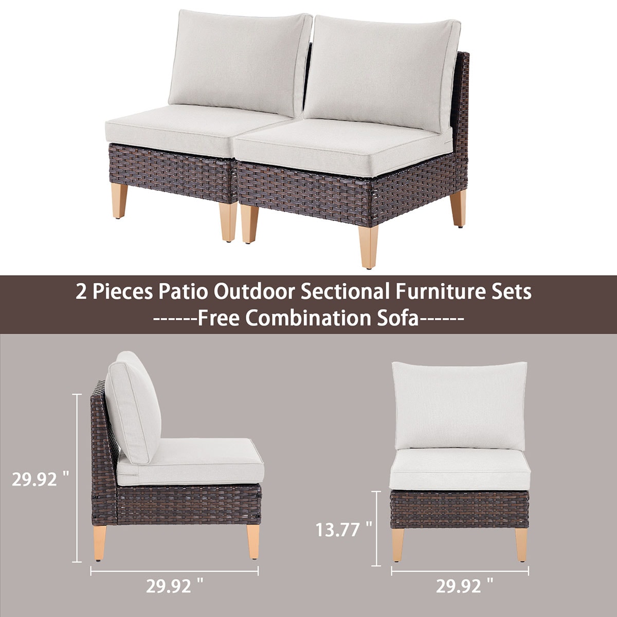 Rilyson FS161-2 Patio-Sofas-Daybeds - View #4