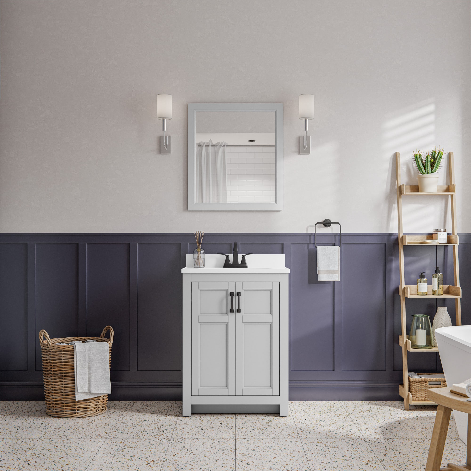 Style Selections 1678VA-25-292-934 Bath-Vanity-Combo - View #9