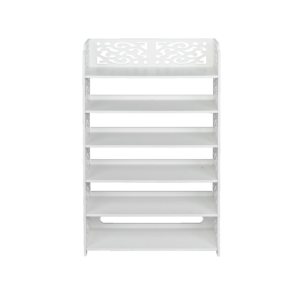 Winado 8 Tier 36 Pair White MDF Shoe Rack - Freestanding Shoe Storage  Organizer in the Shoe Storage department at