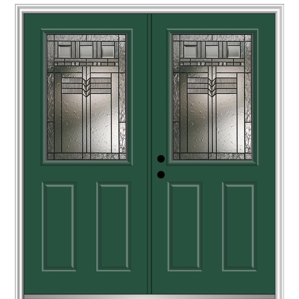 MMI Door 72 in. x 80 in. Both Active Primed Composite Glass 15