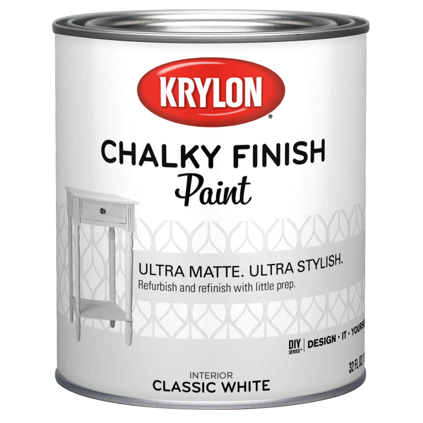 Little Pomp Pintura Chalk Paint Blanco y Brillante 2,5L 