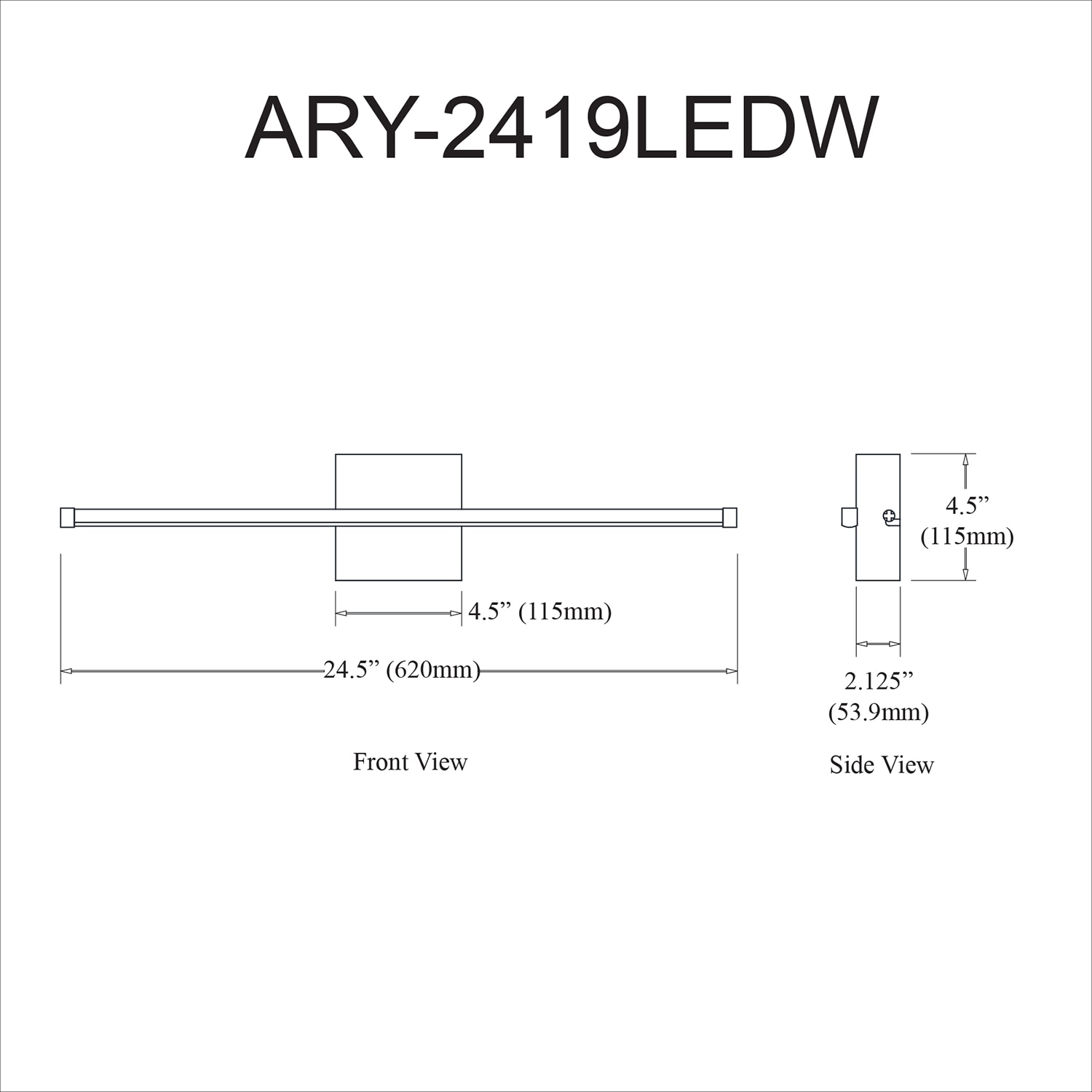 Dainolite ARY-2419LEDW-PC b090000 - View #4