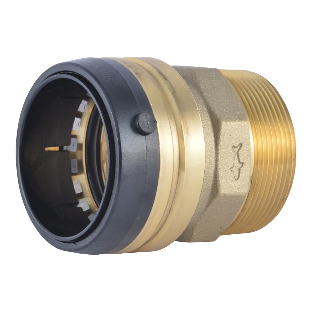 SharkBite UXL115450M 2-in Push-to-Connect x 2-in MNPT Male Adapter
