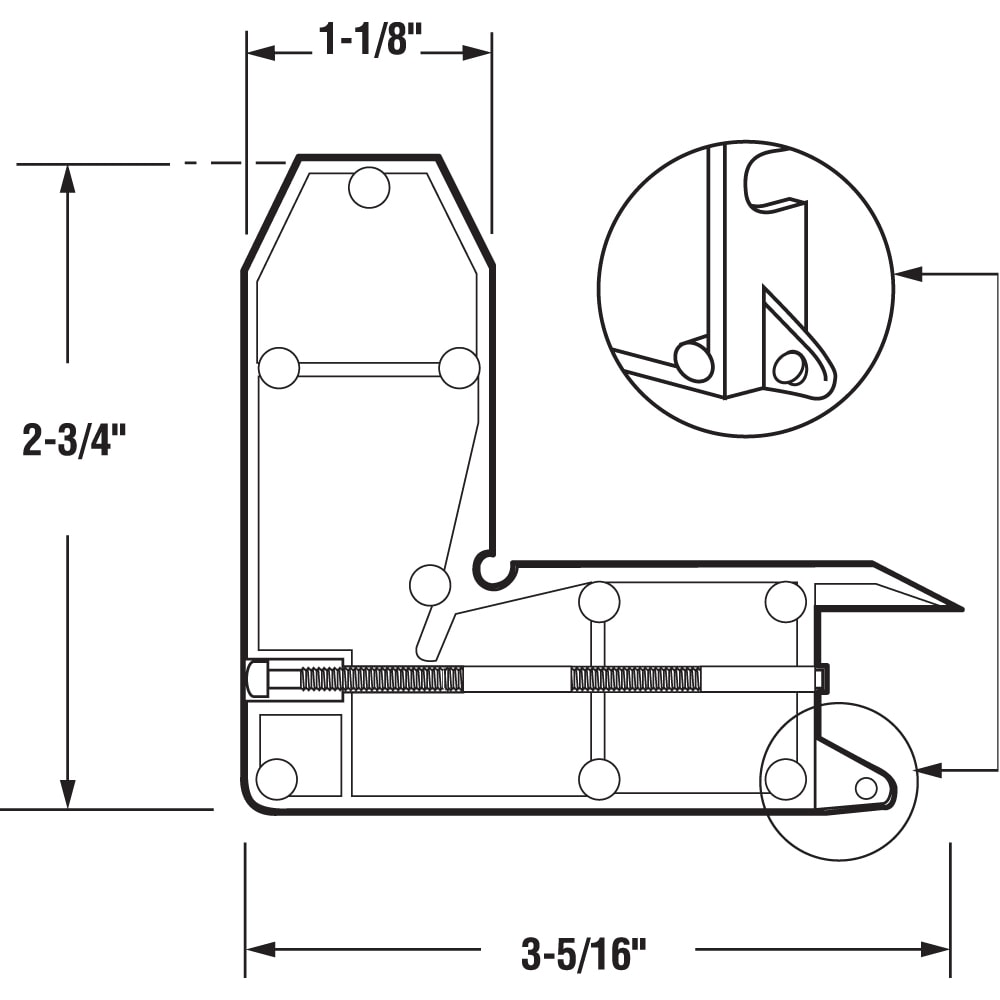 Prime-Line MP569 Sliding-Screen-Door-Rollers-Assem - View #2