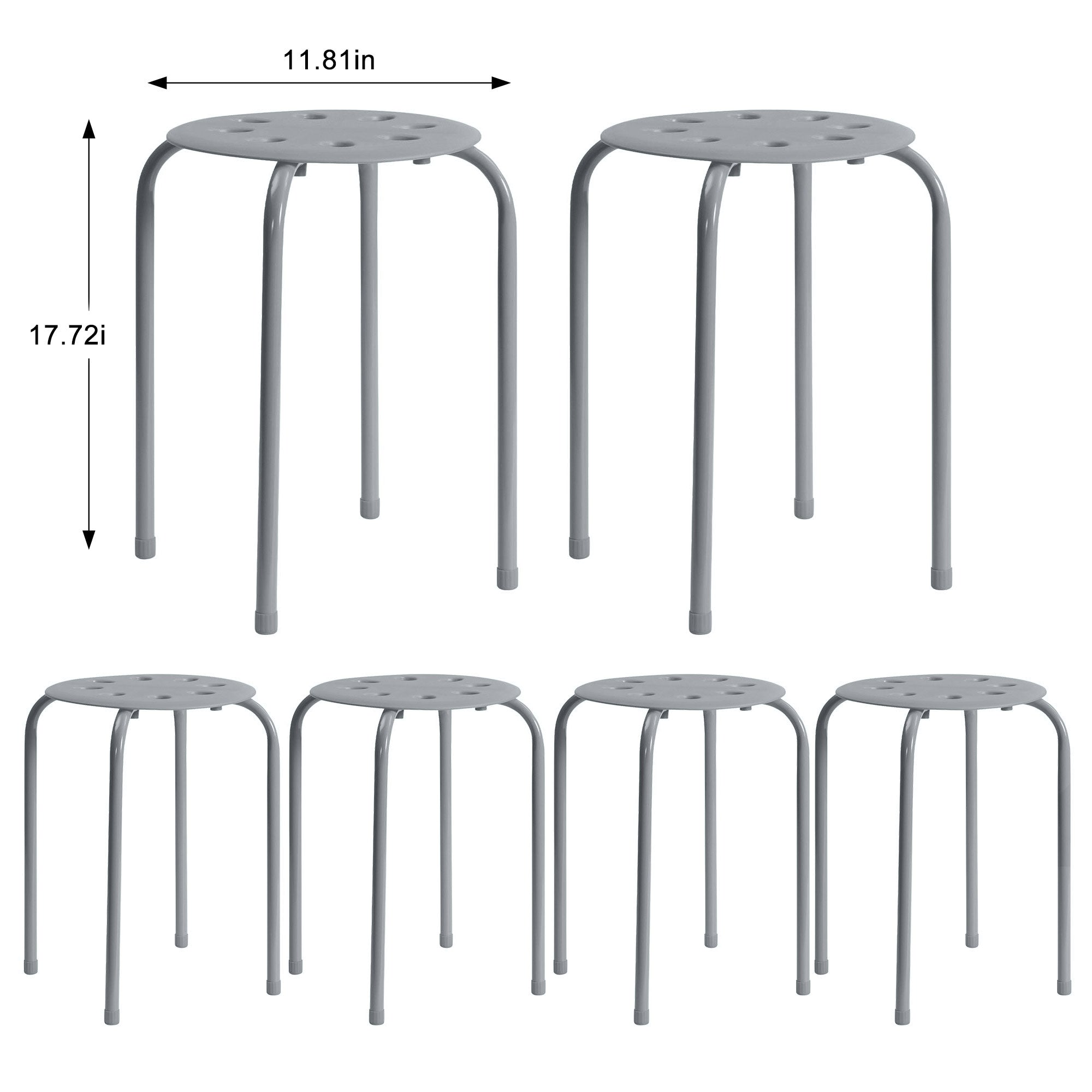 Vecelo LOE-XJM-PRS-GRY-A6 stools - View #3